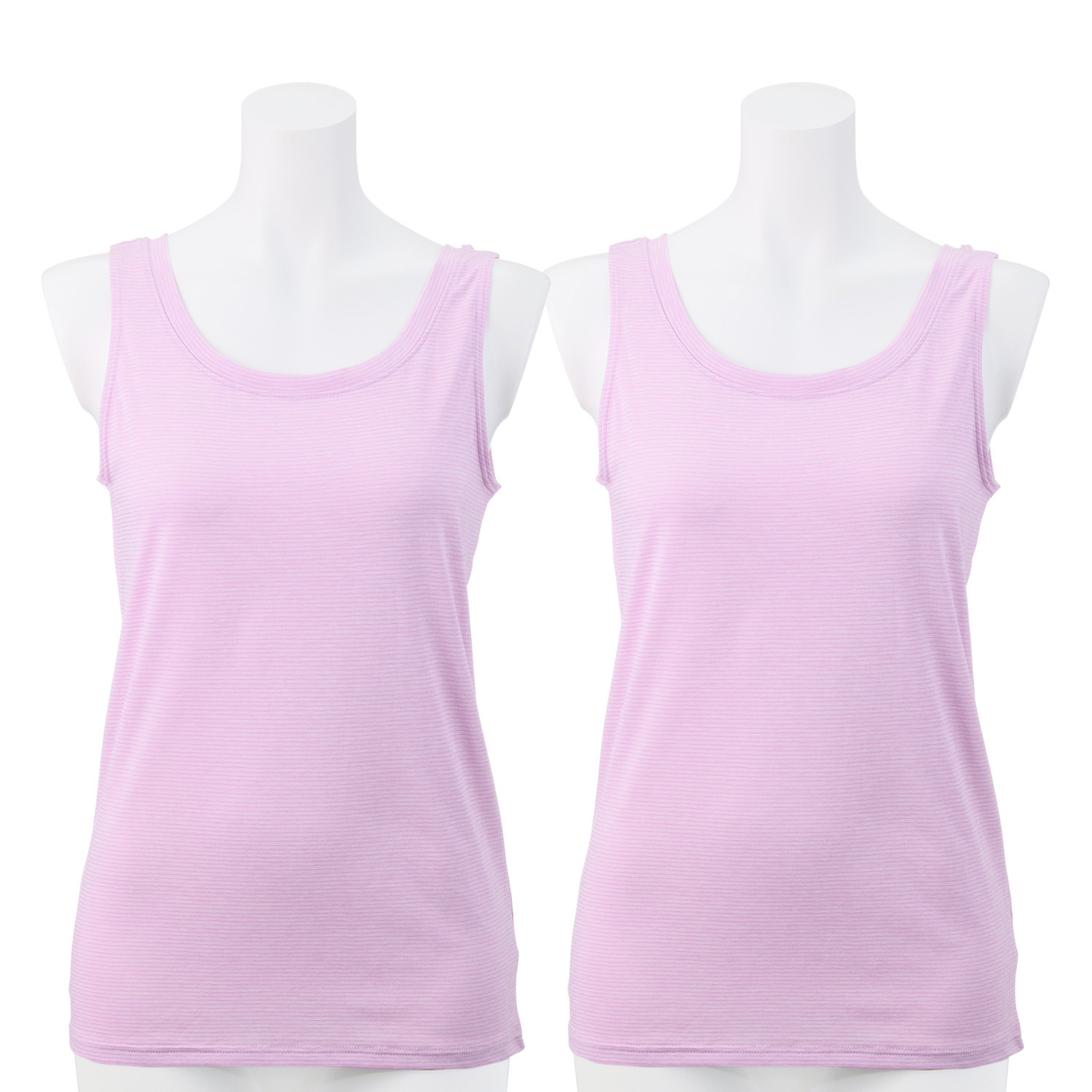 ブリーズドライ 遮熱＆汗対策 快適さらさら タンクトップ 同色２枚セット