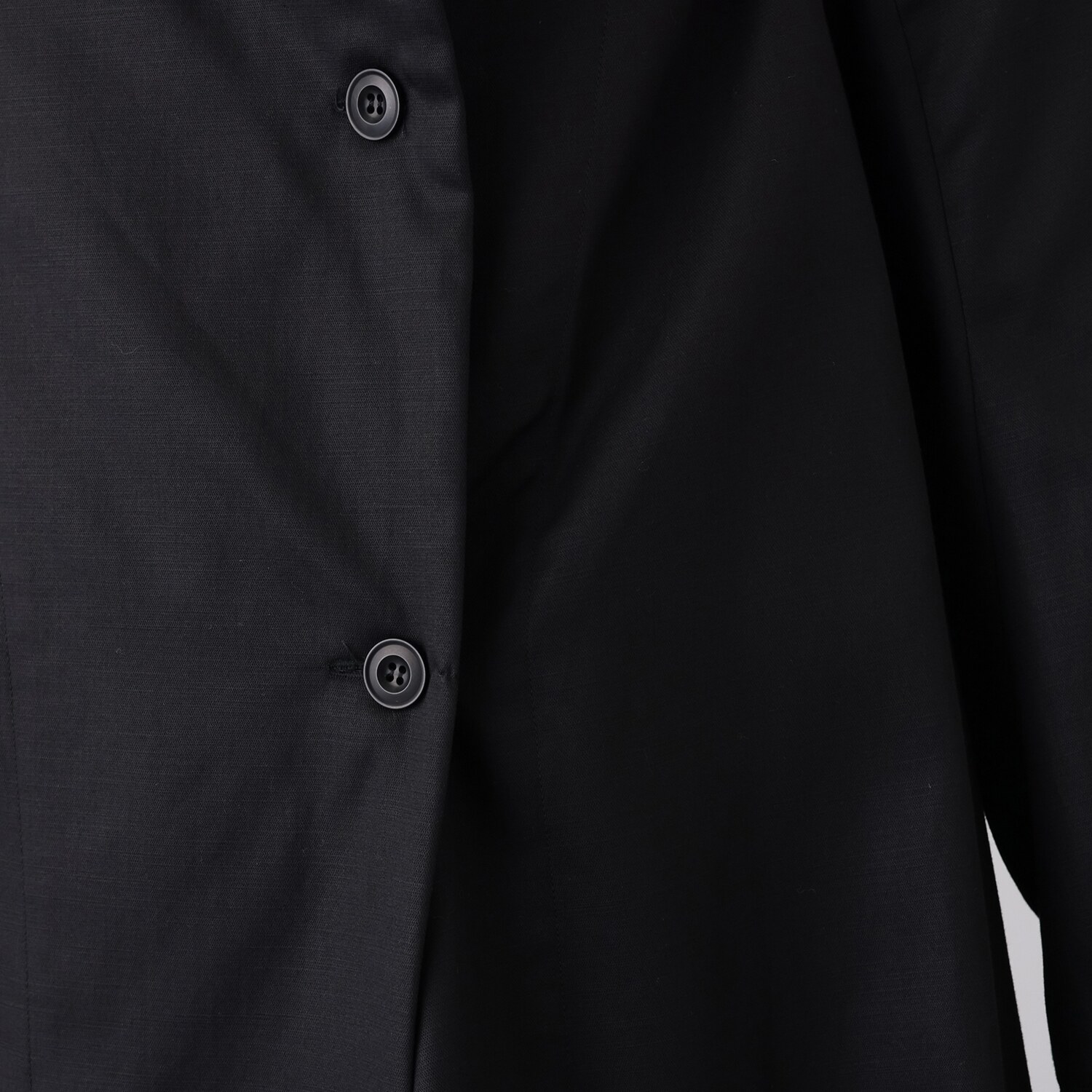 イロフシ フォーマルにも着られる 高級感を演出する 黒天泣ロングコーディガン