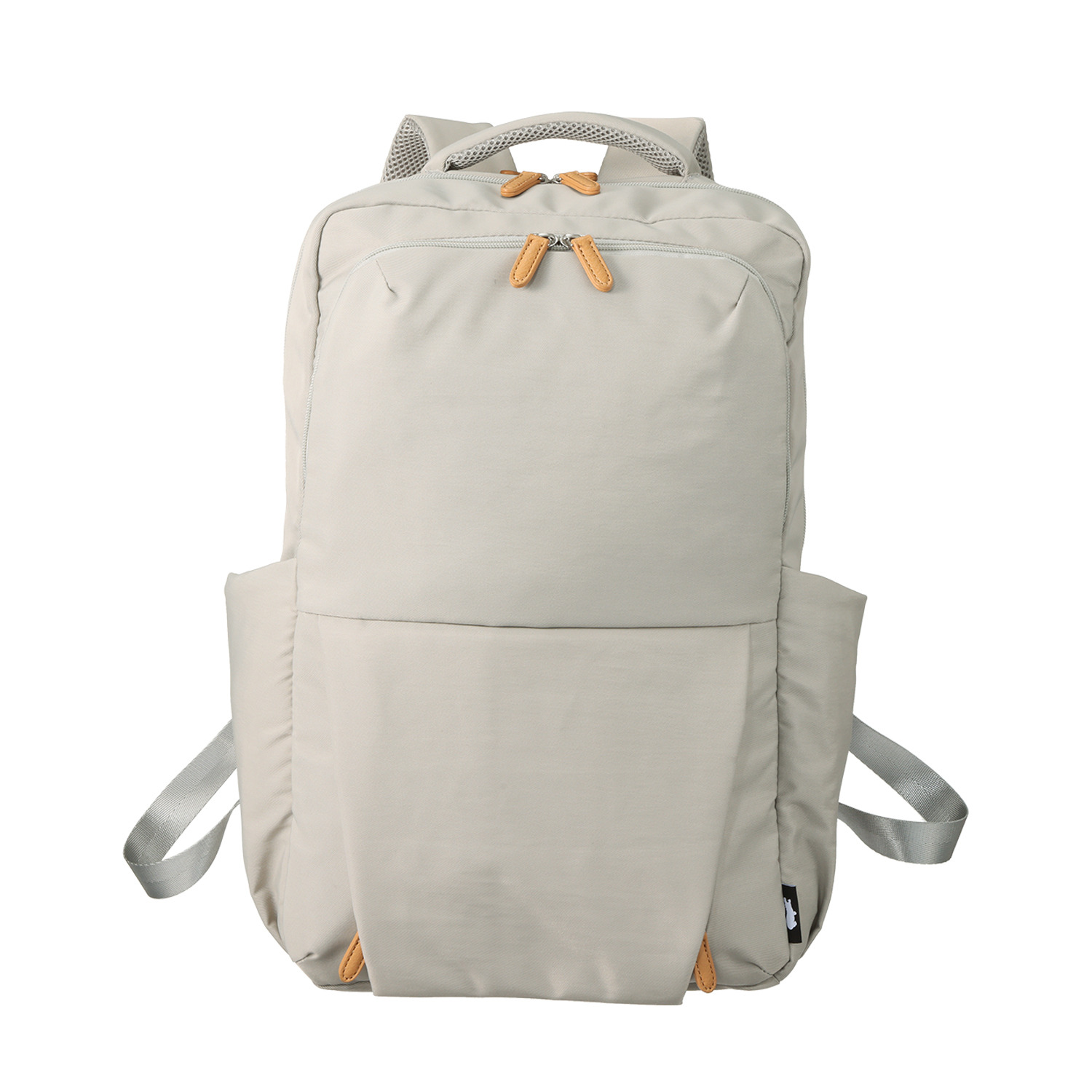 カバッグ はっ水ナイロン ガバッと開く前ポケット付 時短リュック“グランデ”