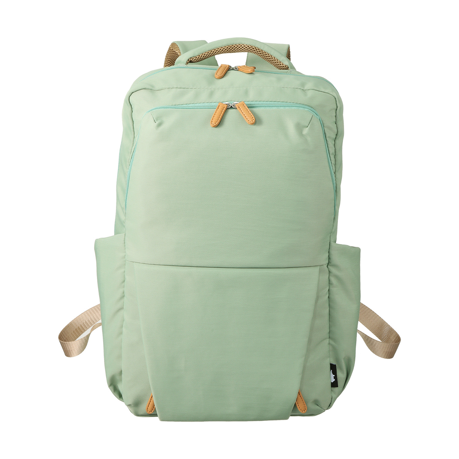 カバッグ はっ水ナイロン ガバッと開く前ポケット付 時短リュック“グランデ”