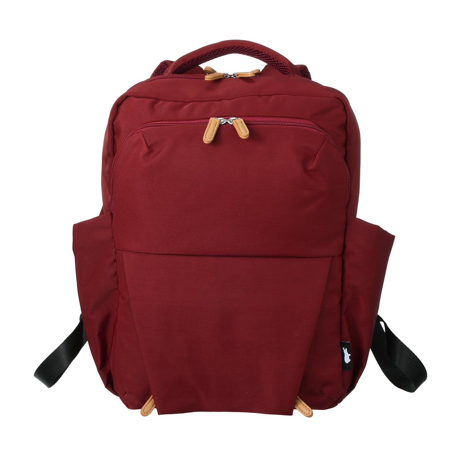 カバッグ はっ水ナイロン ガバッと開く前ポケット付 時短リュック“ミニ”