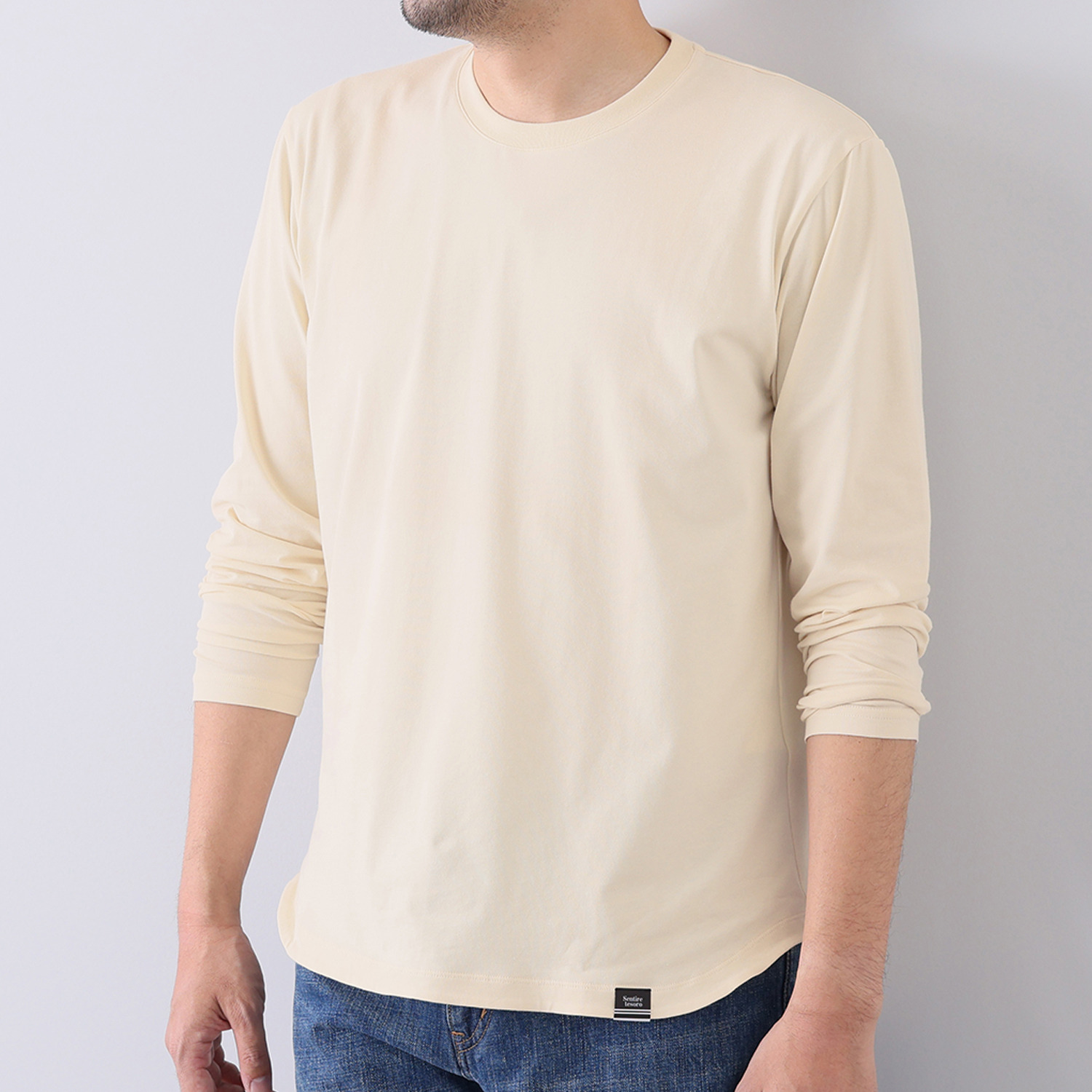 センティア　テゾーロ マルチ消臭・抗菌 こだわりのメンズ 裾カーブＴシャツ