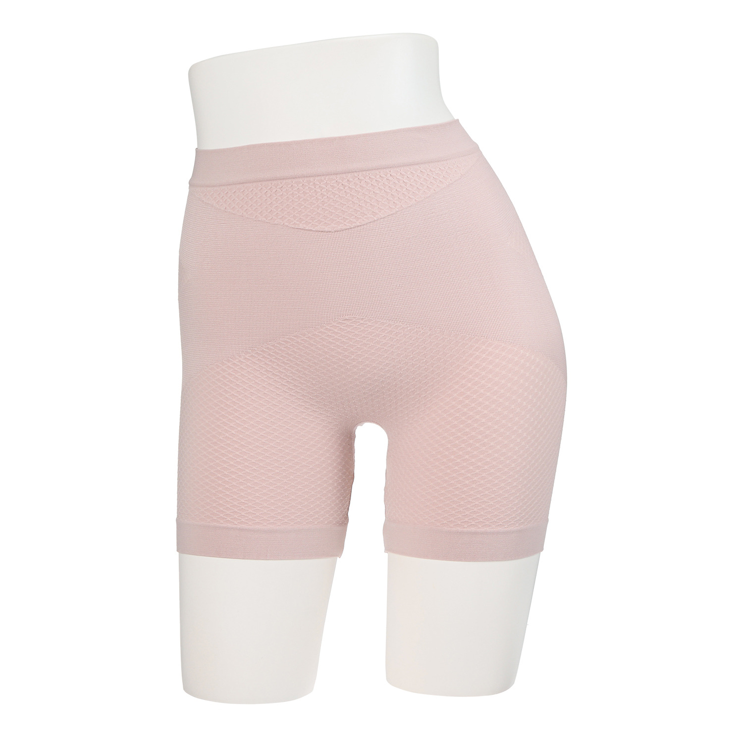 女の欲望 快適ワッフルメッシュ 骨盤＆ヒップサポート １．５分丈パンツ 同色４枚セット