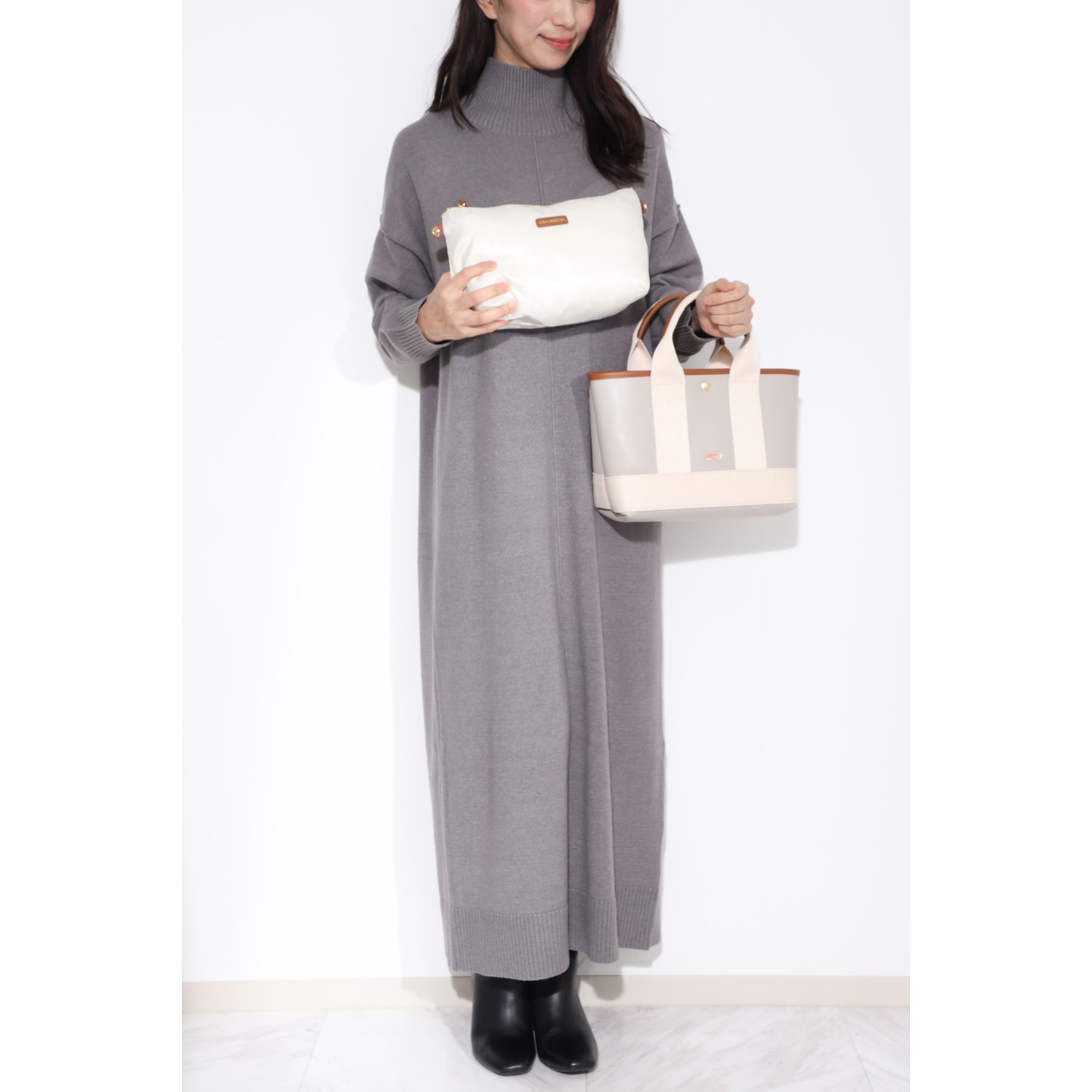 リサ・ラーソン インナーポーチ付 フィーカトートバッグ ＜マイキー＞