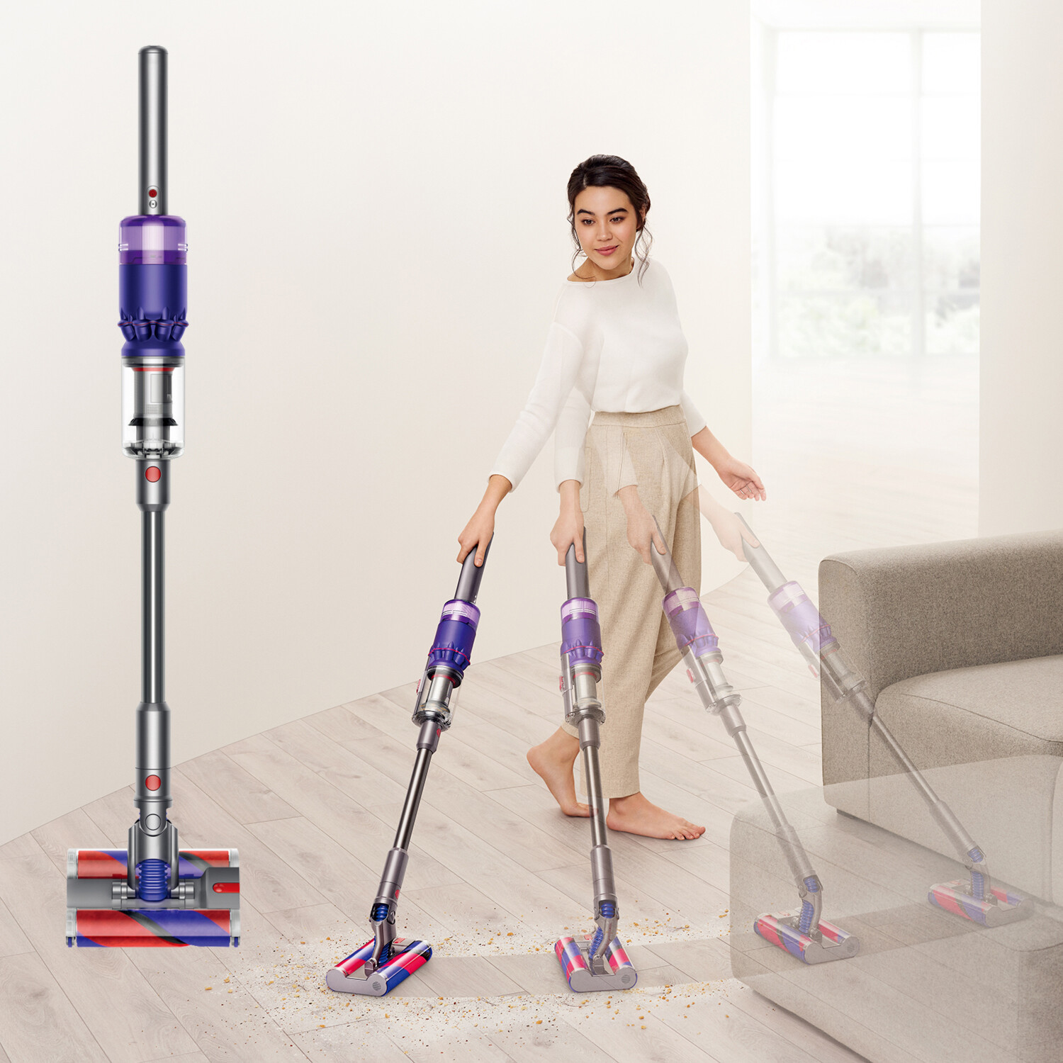 ダイソン パワフルで軽量な 全方向駆動 コードレスクリーナー オムニグライド　オリジン ＳＶ１９