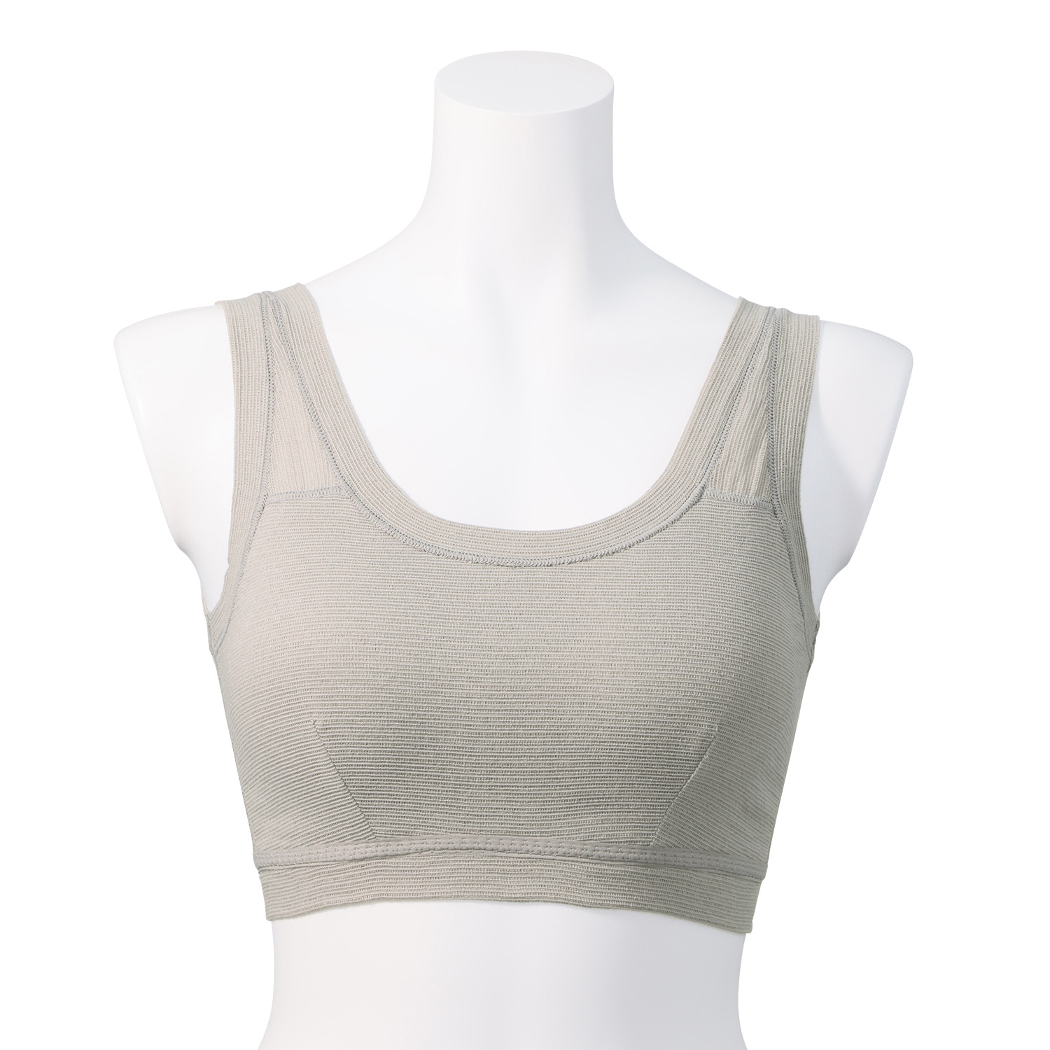 丸福ガーゼ 速乾・抗菌防臭 綿モダール混 ノンワイヤーブラジャー ２枚セット