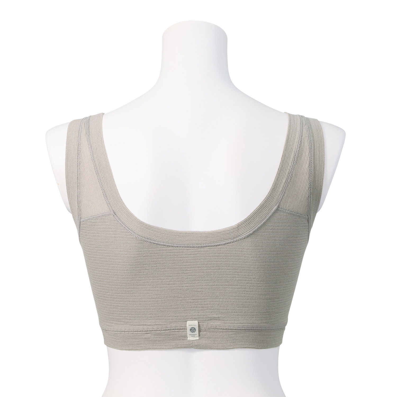 丸福ガーゼ 速乾・抗菌防臭 綿モダール混 ノンワイヤーブラジャー ２枚セット