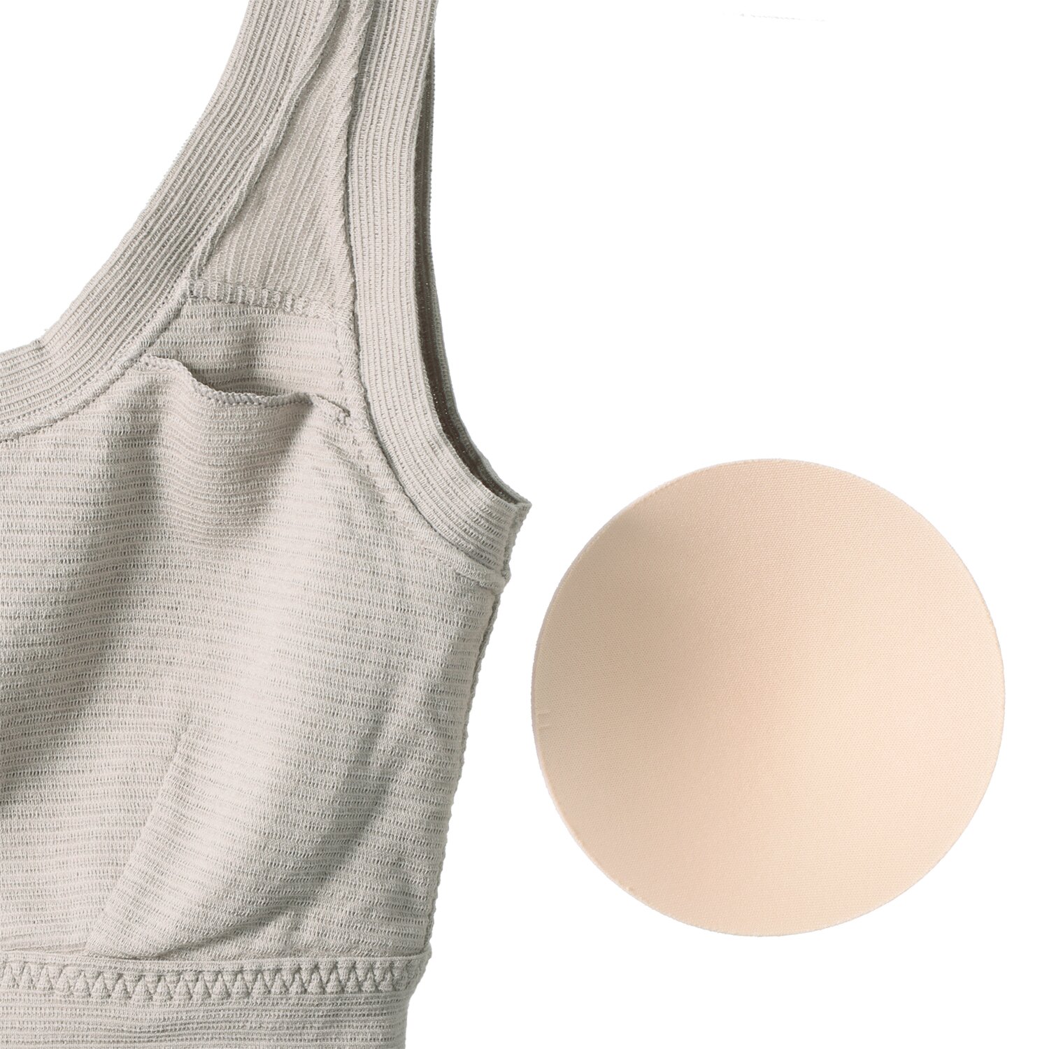 丸福ガーゼ 速乾・抗菌防臭 綿モダール混 ノンワイヤーブラジャー ２枚セット