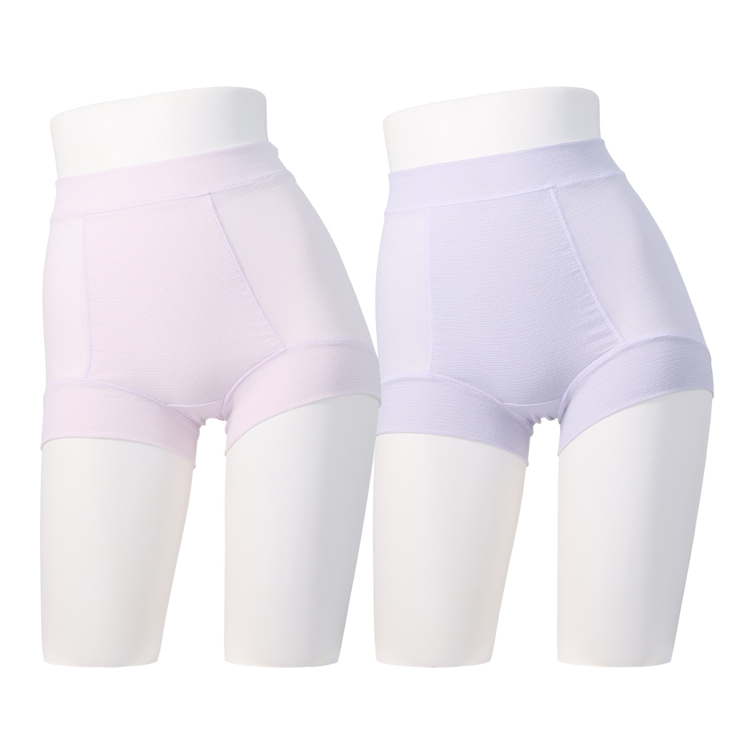 丸福ガーゼ 速乾・抗菌防臭 綿モダール混一分丈 極上らくちんショーツ ２枚セット