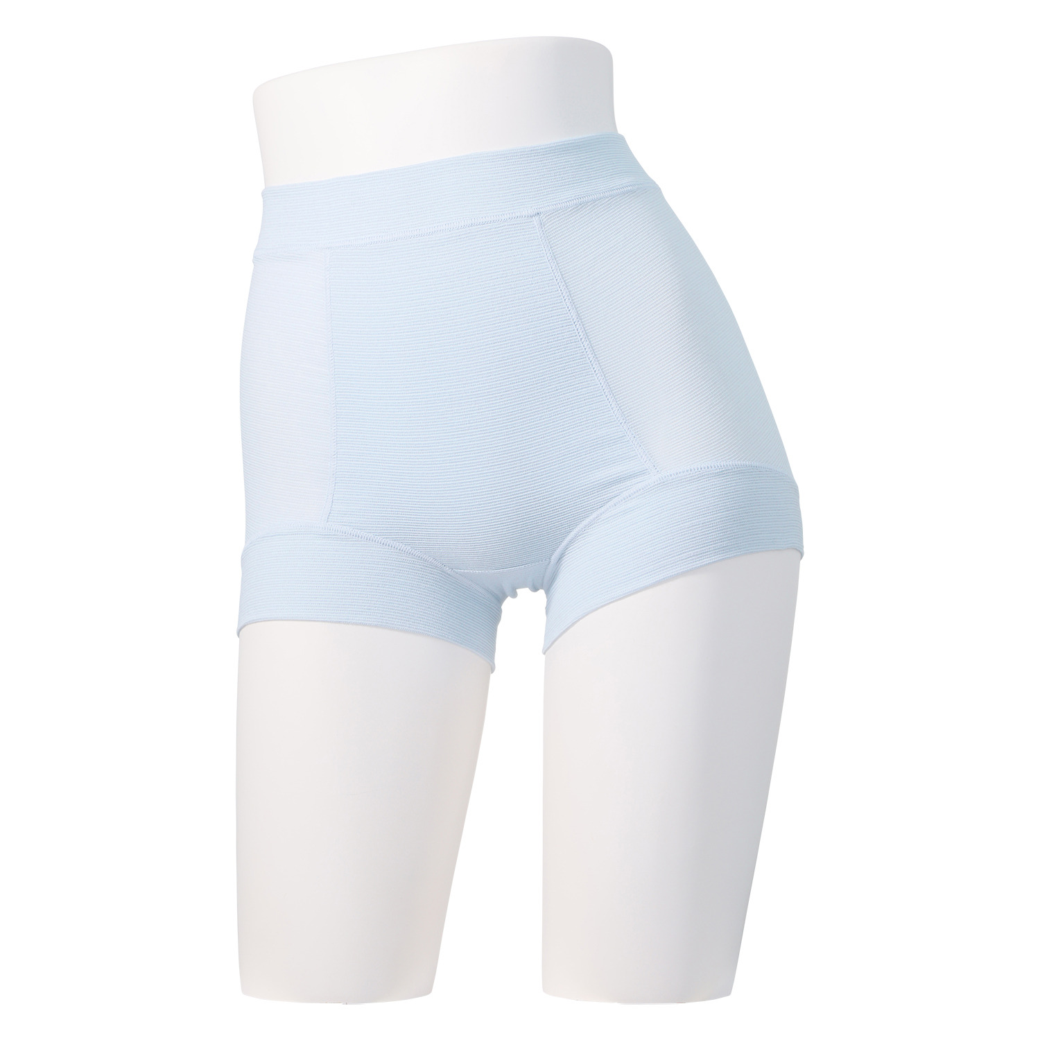 丸福ガーゼ 速乾・抗菌防臭 綿モダール混一分丈 極上らくちんショーツ ２枚セット