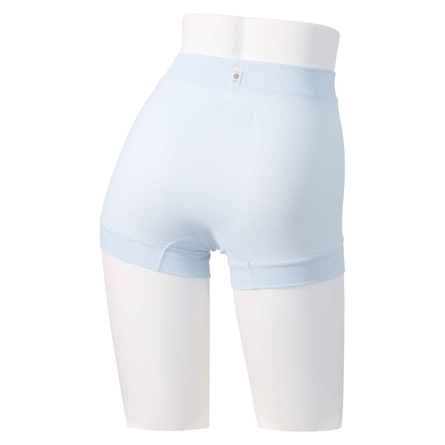 丸福ガーゼ 速乾・抗菌防臭 綿モダール混一分丈 極上らくちんショーツ ２枚セット