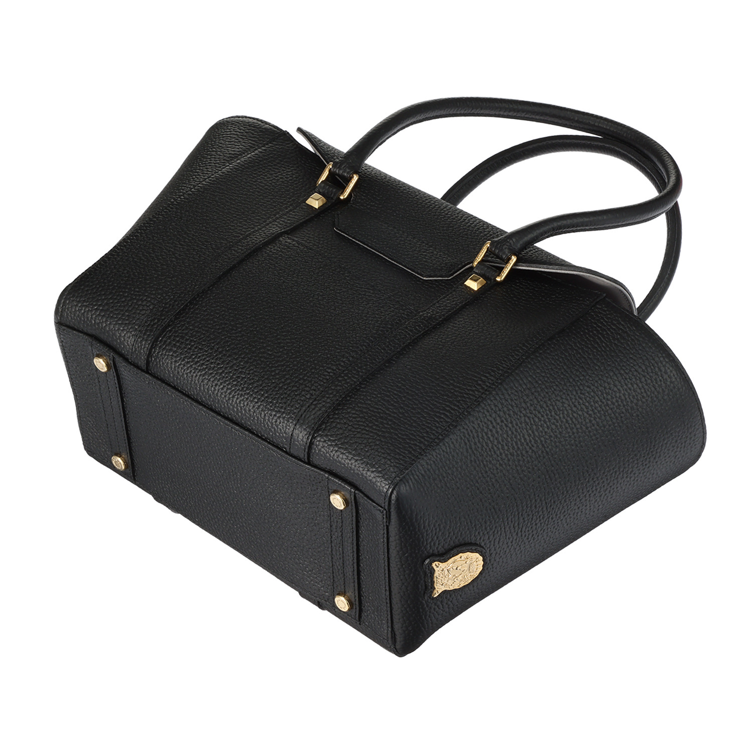 エーディーエムジェイ 牛革シュリンク型押し トートバッグ