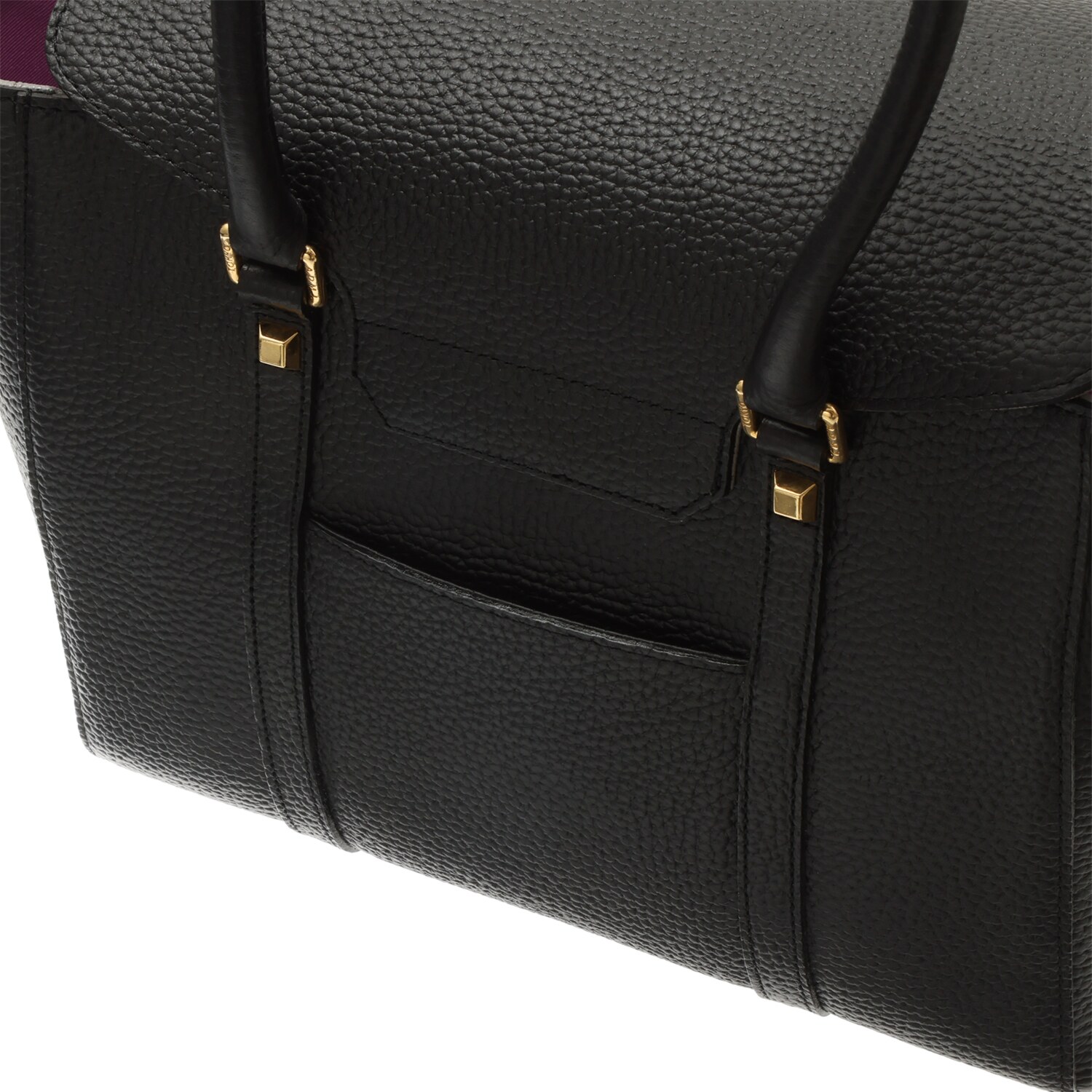 エーディーエムジェイ 牛革シュリンク型押し トートバッグ