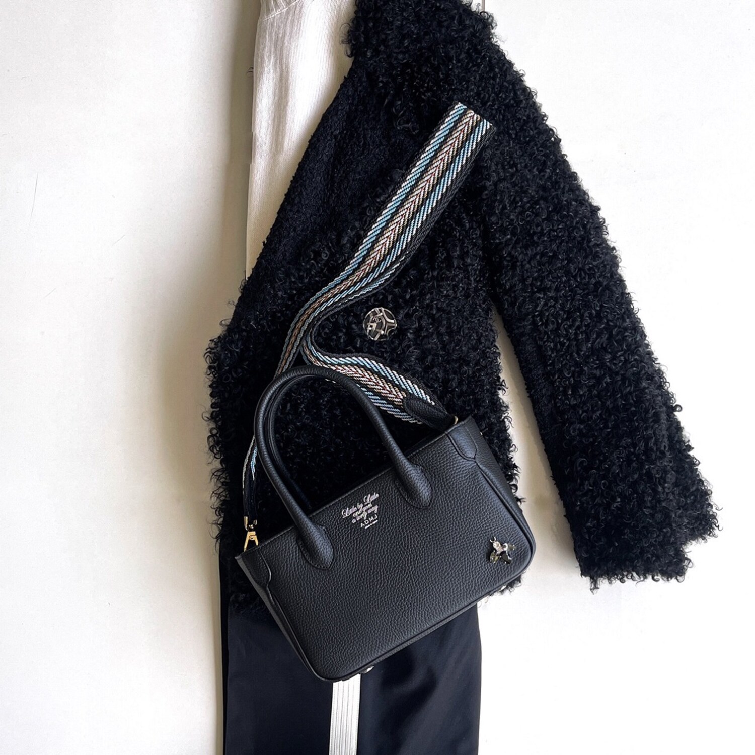 エーディーエムジェイ イタリア製テープ使用 ストラップ