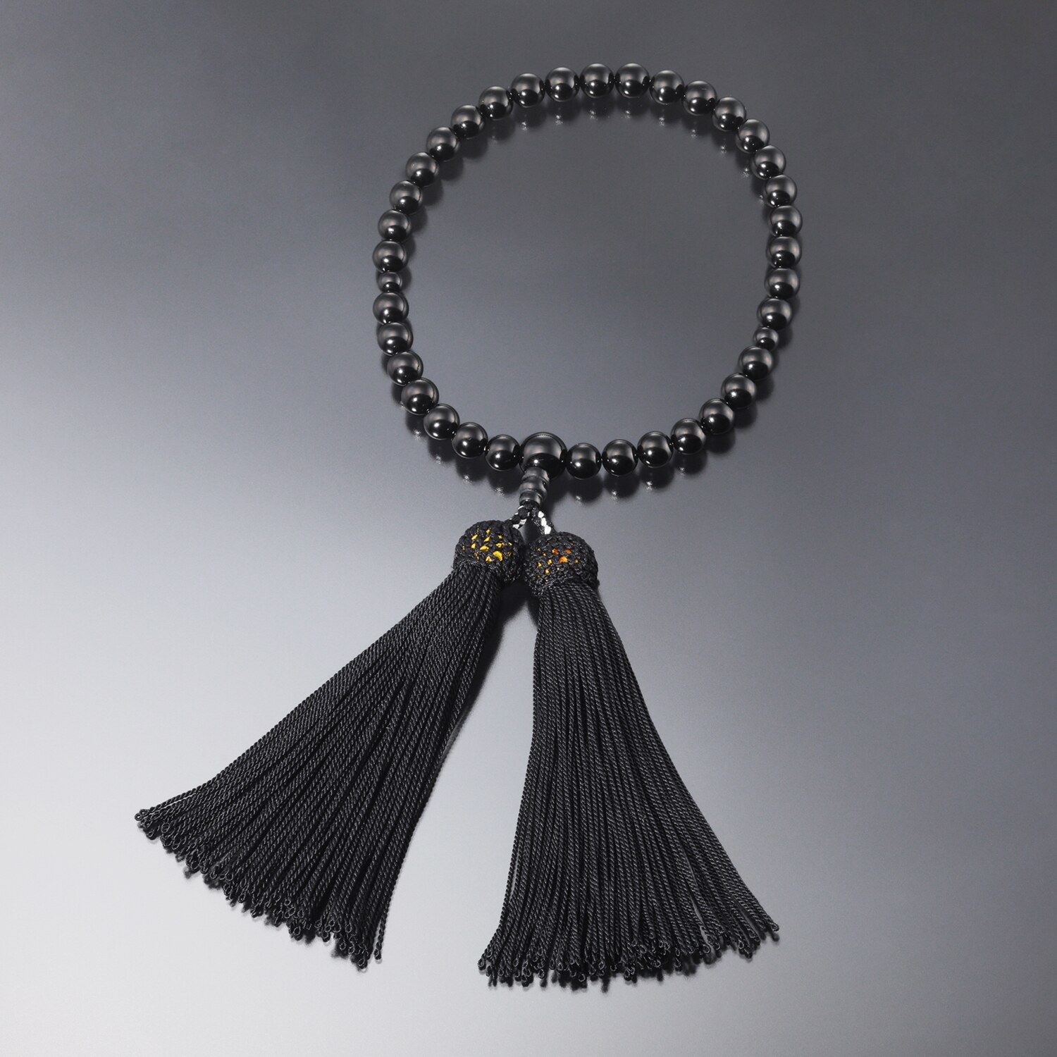 バイネイチャーサイレンス ジェット＆ ブラックオニキス 念珠