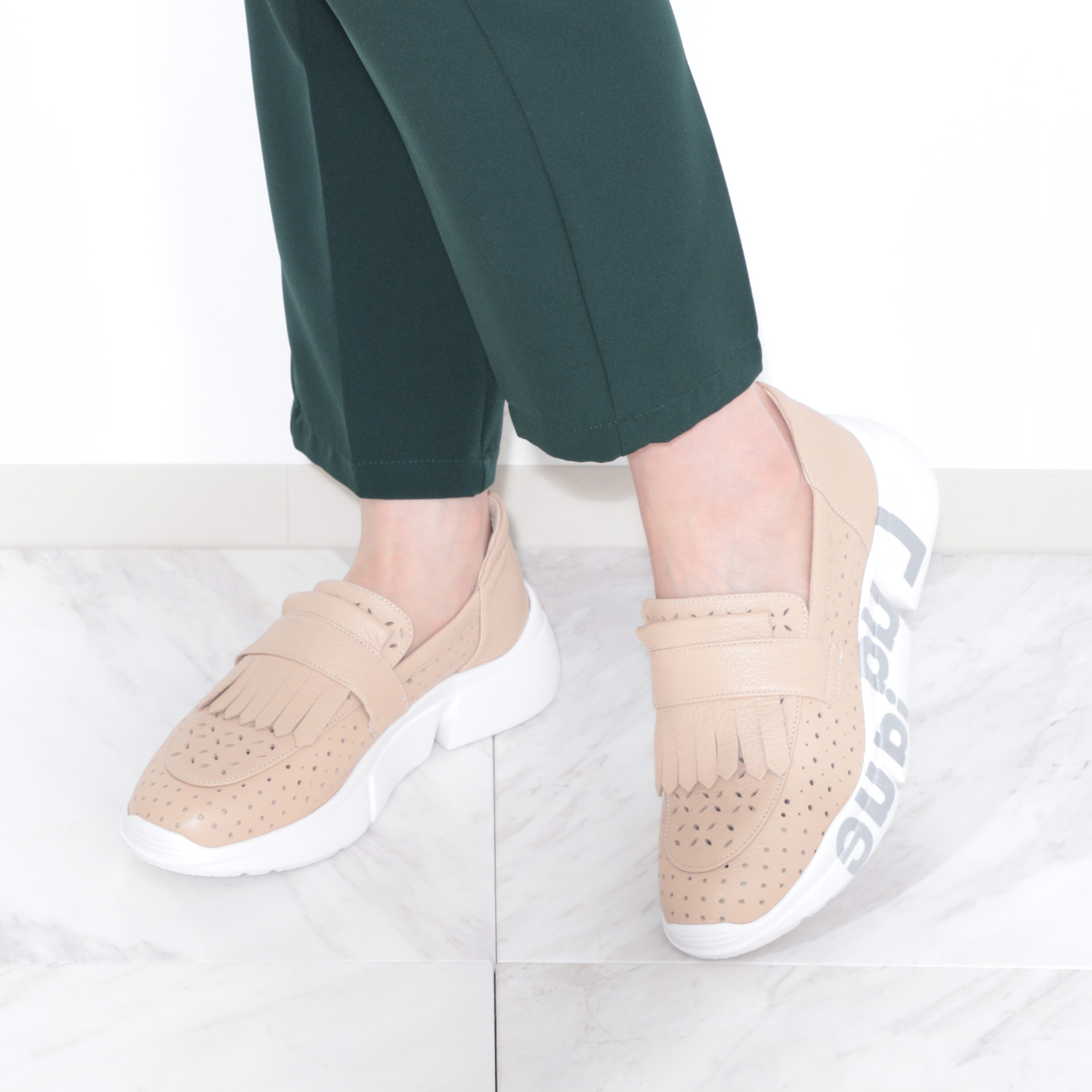 ルディック クリエイトジャパン 羊革パンチングローファー “エクセロンルディック”