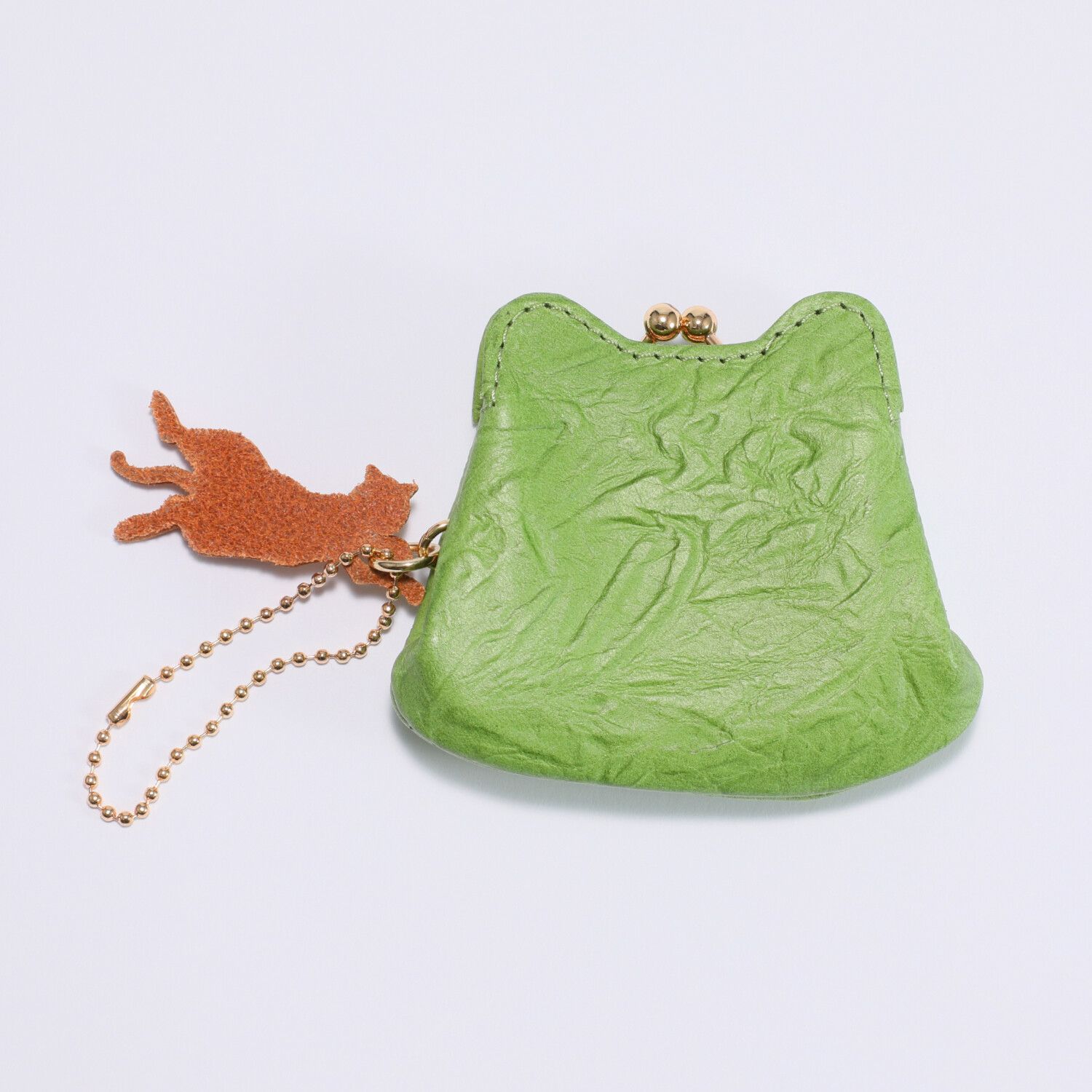 アオネコ がま口マイクロケース＆ ポーチＳ ＜保護ネコ寄付チケット 　７７０円分付＞