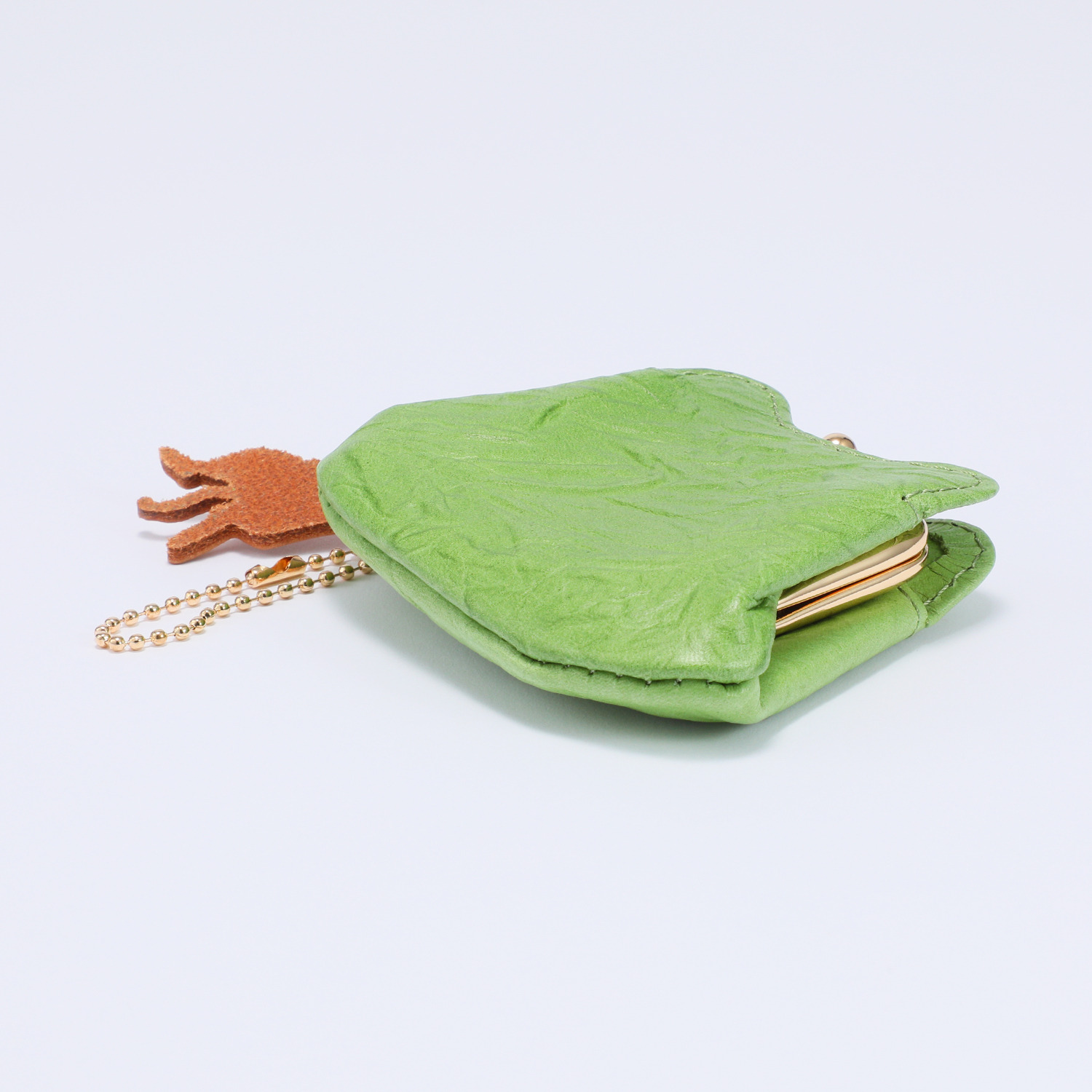 アオネコ がま口マイクロケース＆ ポーチＳ ＜保護ネコ寄付チケット 　７７０円分付＞