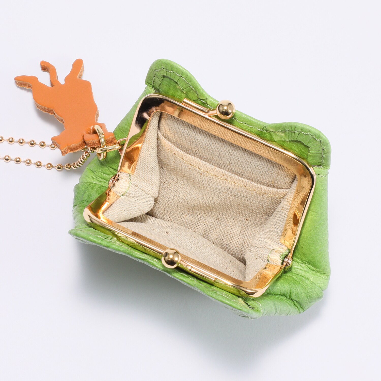 アオネコ がま口マイクロケース＆ ポーチＳ ＜保護ネコ寄付チケット 　７７０円分付＞