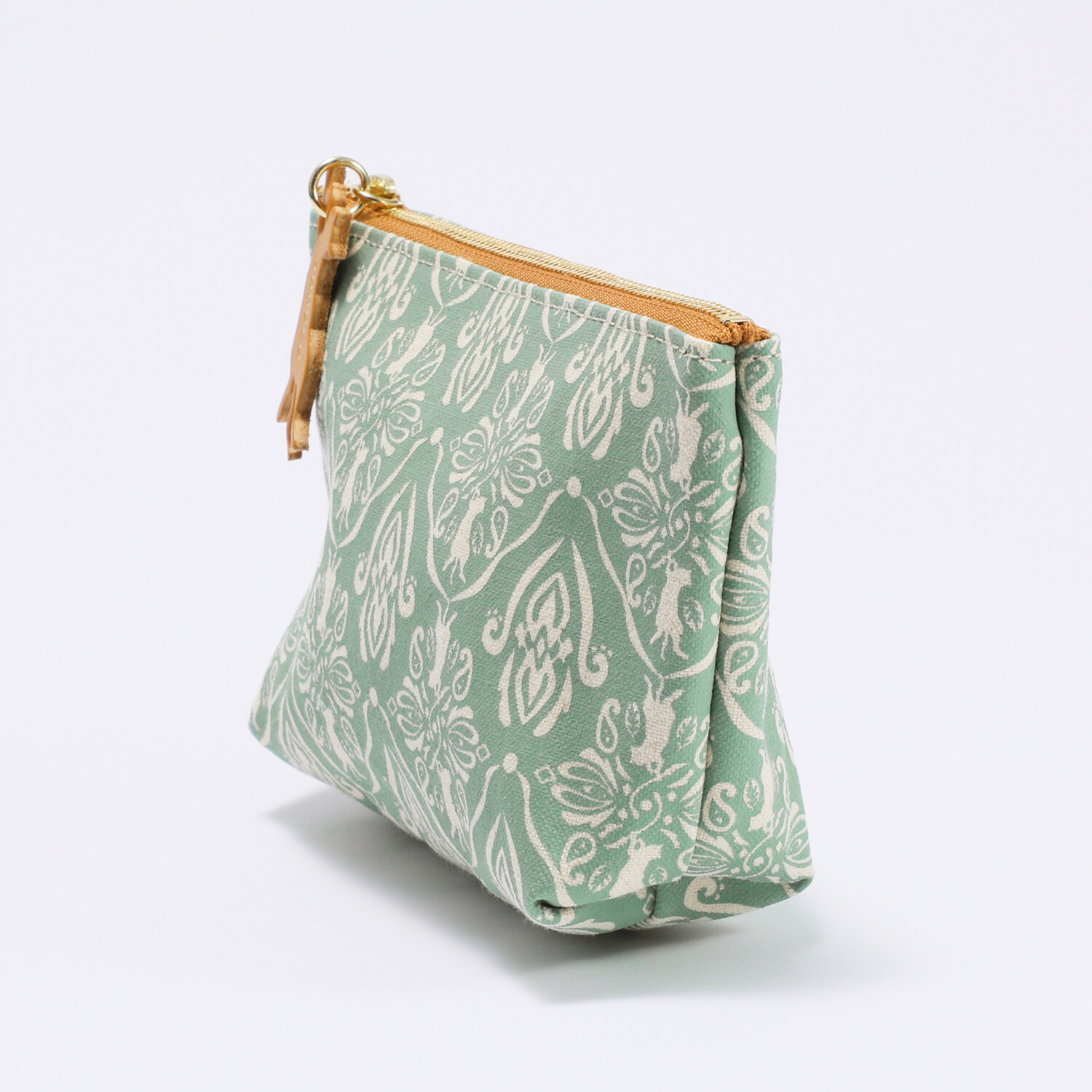 アオネコ がま口マイクロケース＆ ポーチＳ ＜保護ネコ寄付チケット 　７７０円分付＞