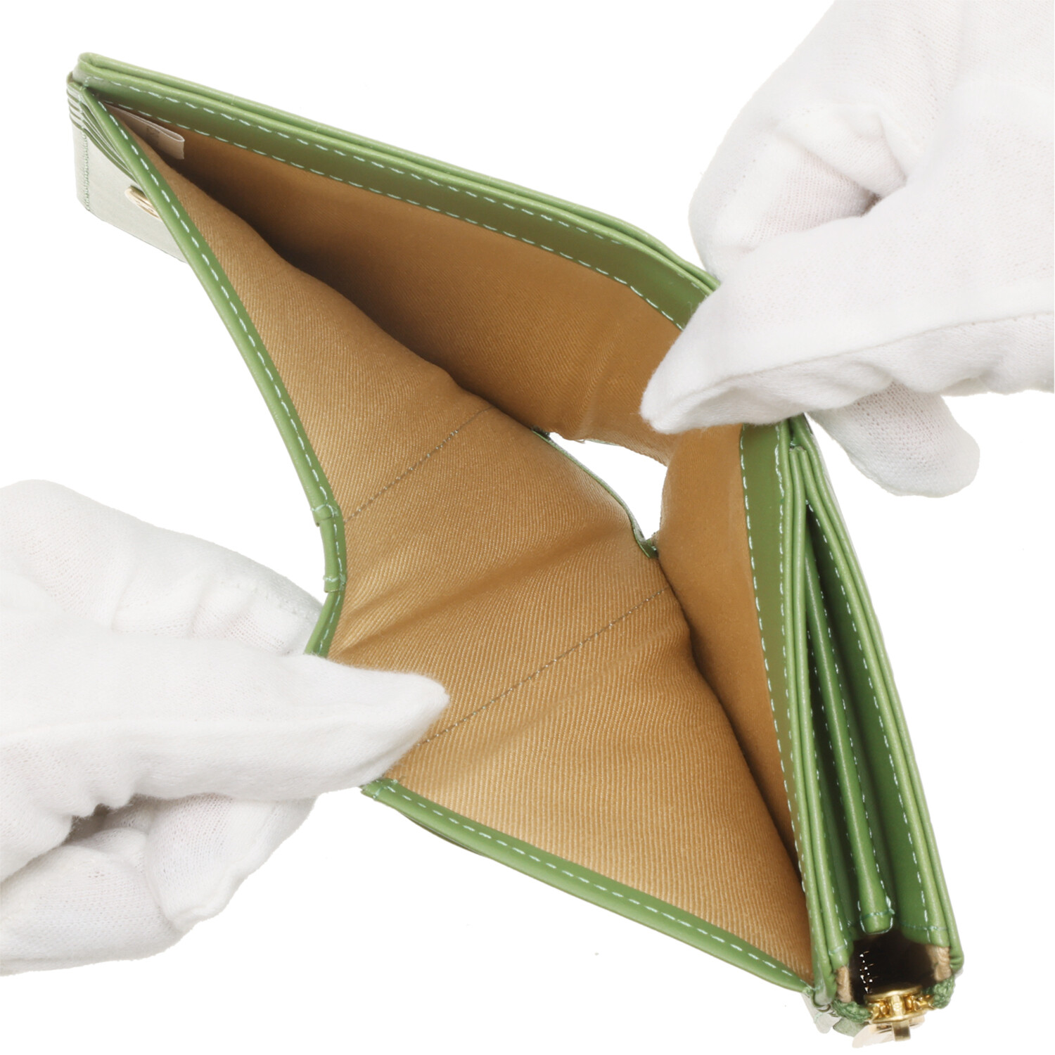 リサ・ラーソン 牛革マイキー型押し 二つ折りウォレット