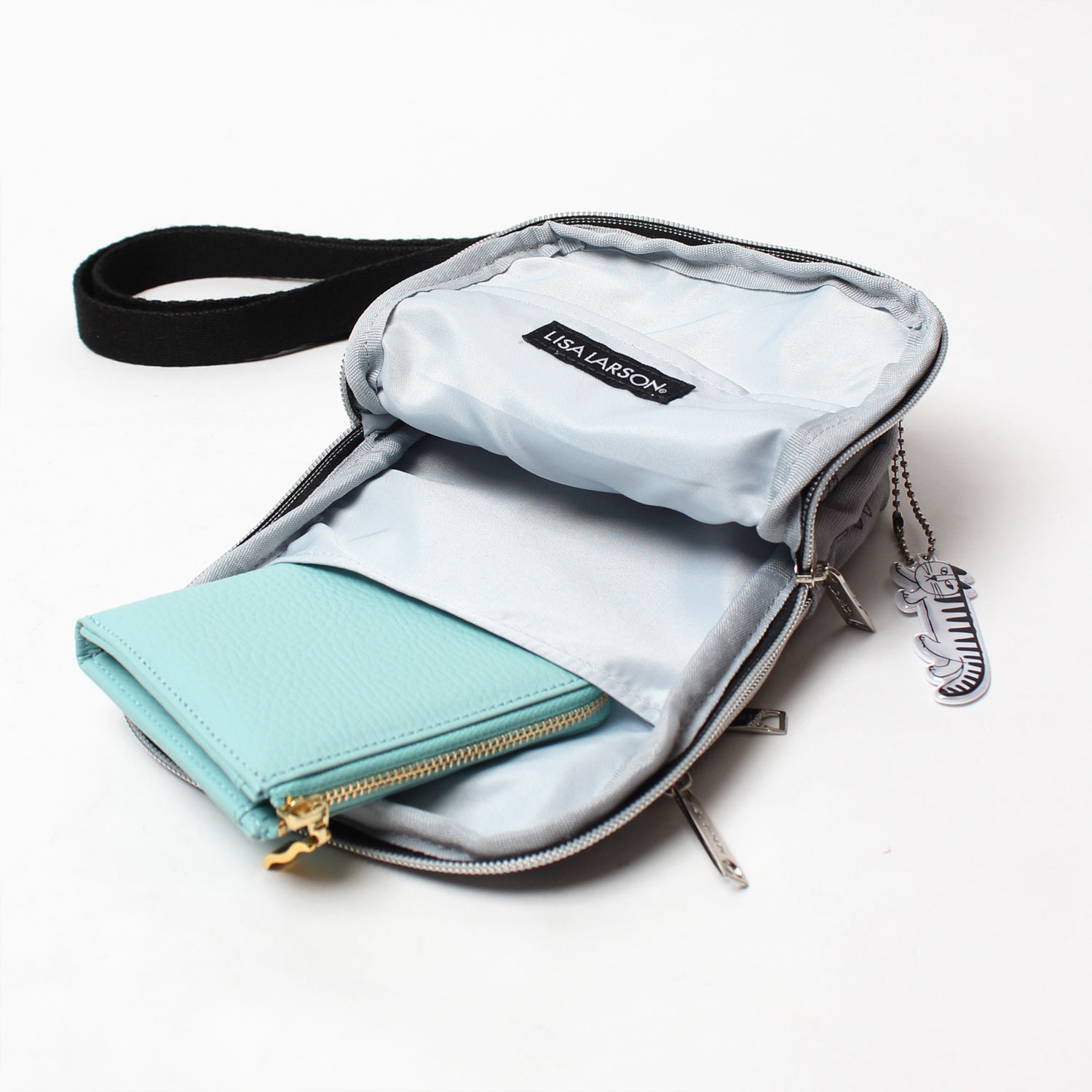 リサ・ラーソン スケッチねこたち 軽量 スマホショルダーバッグ