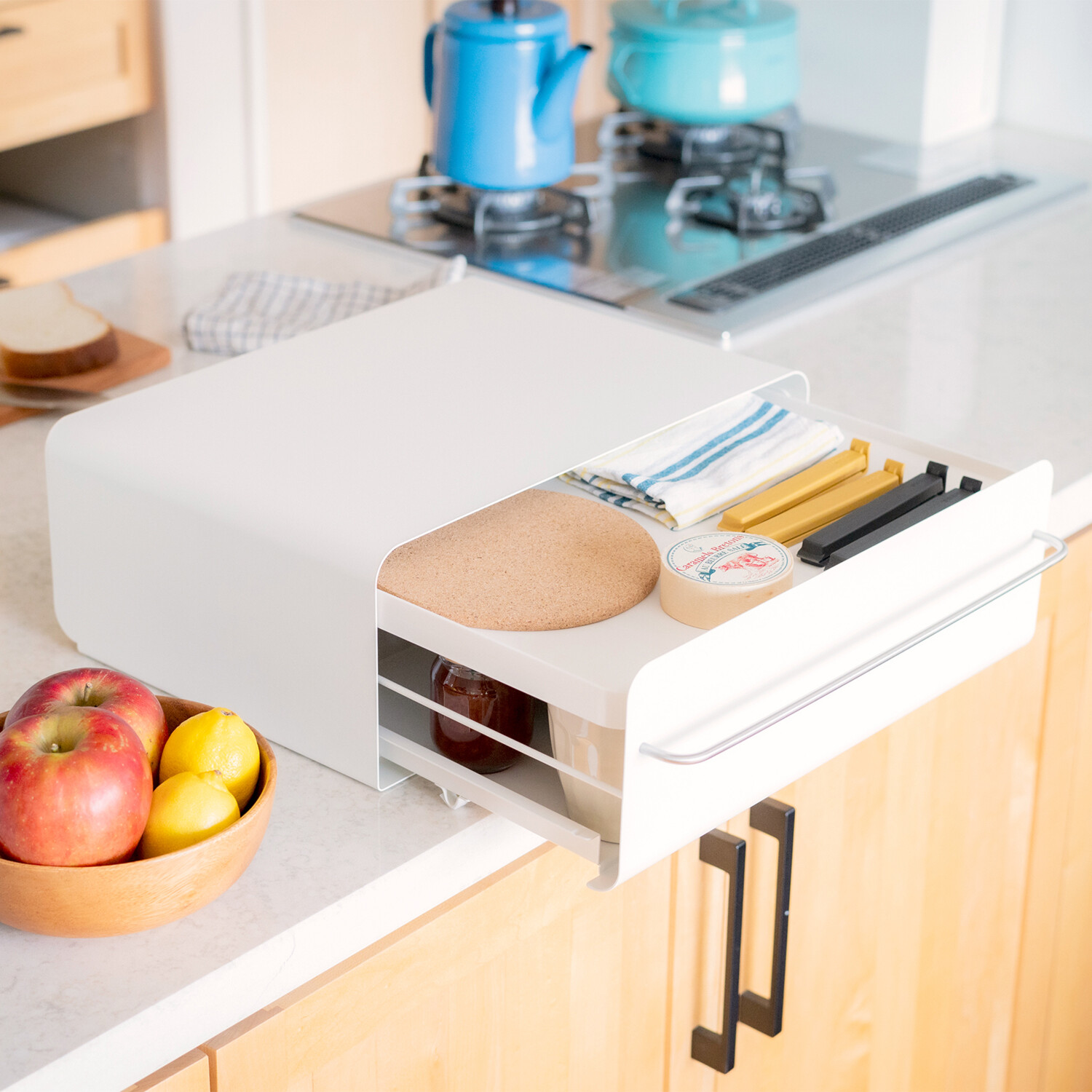 ＵｔａＵ キッチンやデスクの小物を スタイリッシュに スッキリ収納！ カウンタードロワー