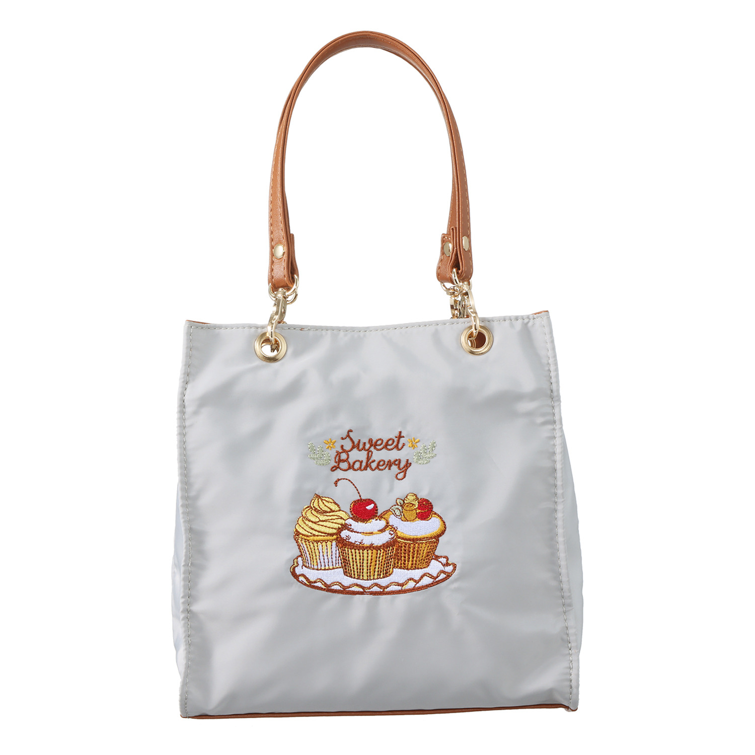 ラルジュ ポップな刺しゅうの トートバッグ