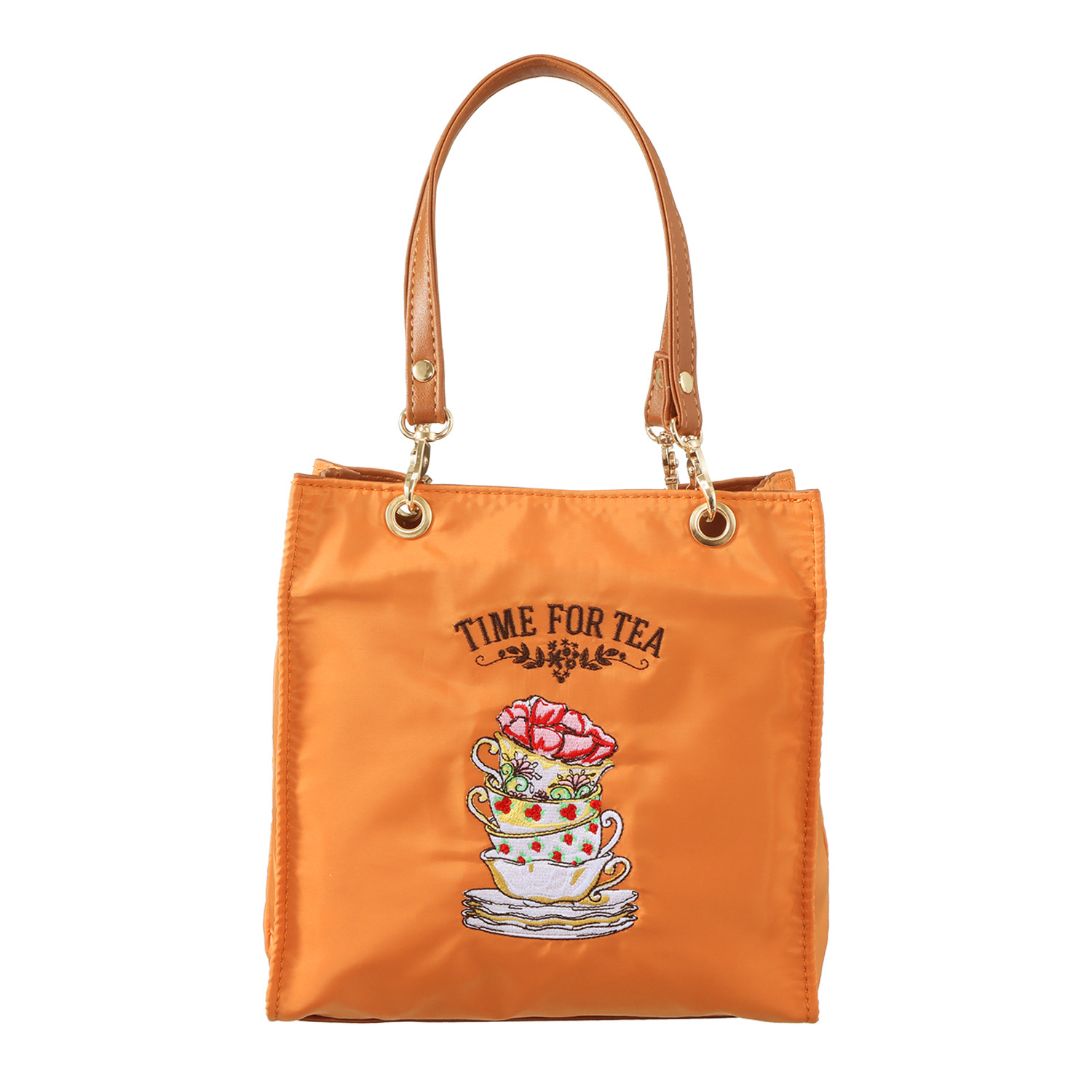 ラルジュ ポップな刺しゅうの トートバッグ