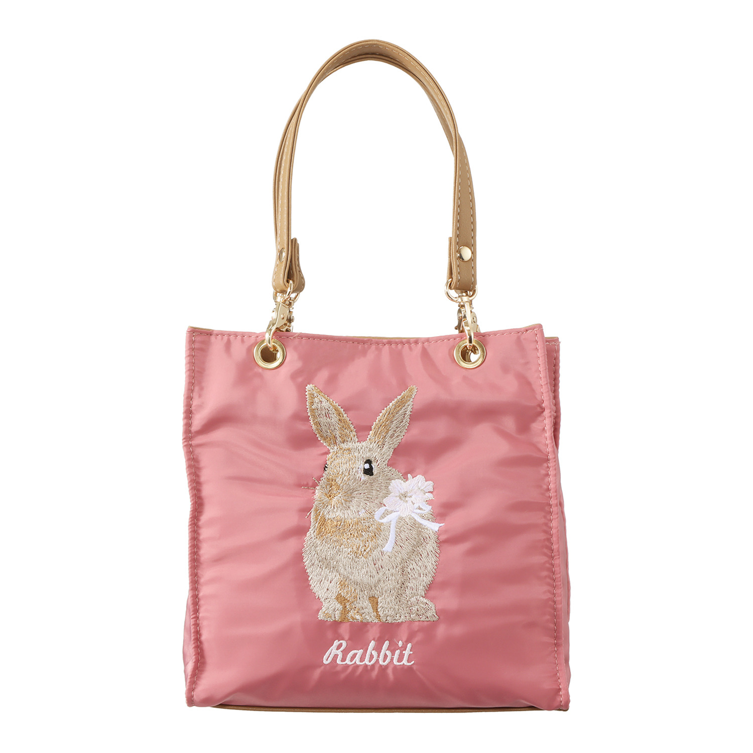 ラルジュ ポップな刺しゅうの トートバッグ