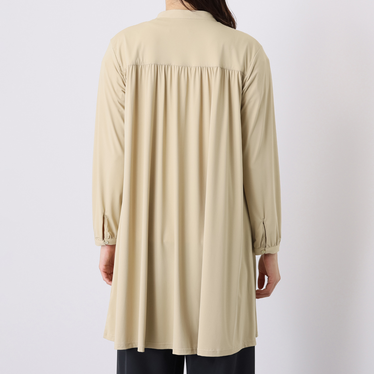 マリ・クレール　スポール 接触冷感 チュニック丈シャツ