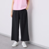 マリ・クレール　スポール ストレッチタフタ ワイドパンツ