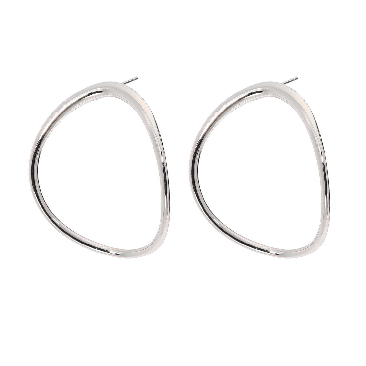 エアリーフェアリー モードスタイル メタルオーバルリング イヤリング／ピアス