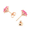 ローザリュール クッションカットＣＺ エナメル ピアス