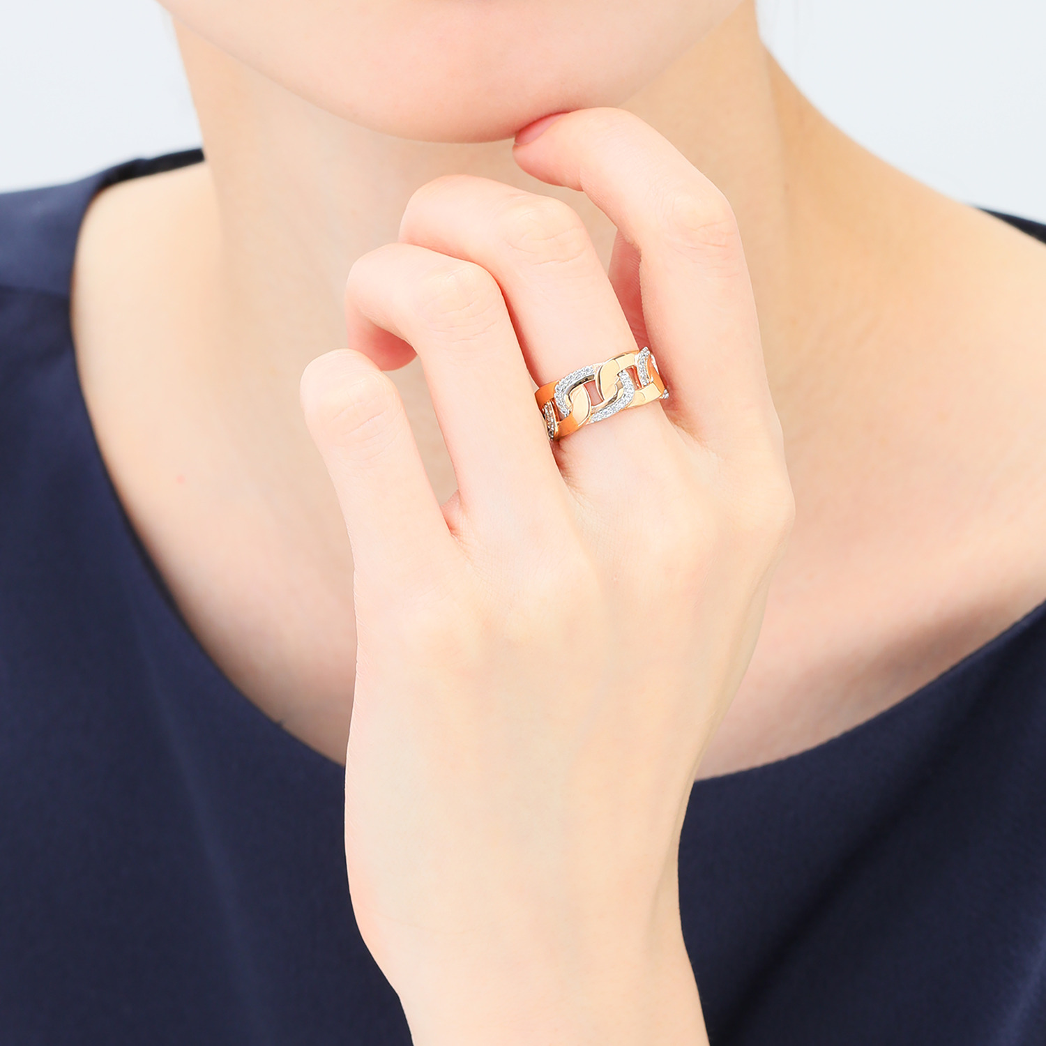 ローザリュール チェーンモティーフ ＣＺ パヴェリング