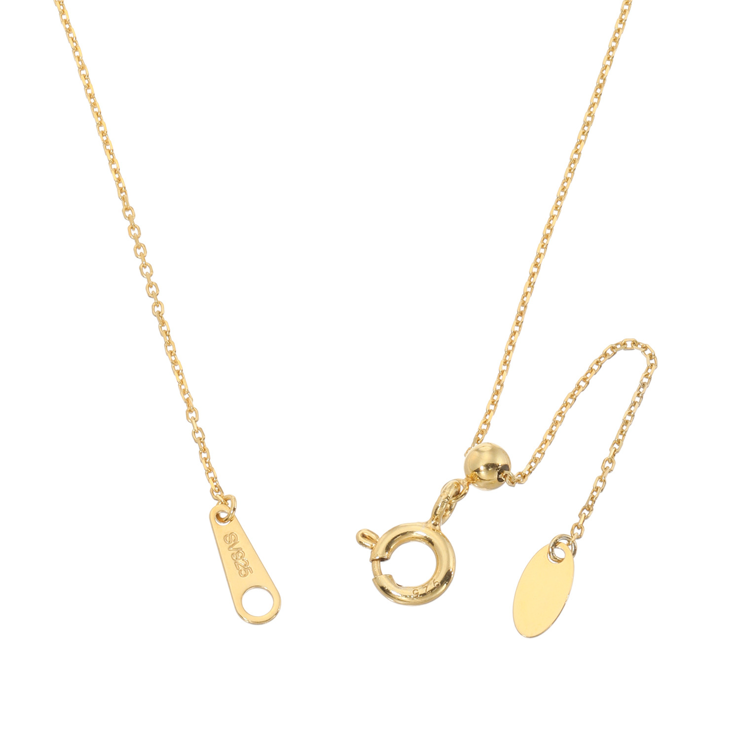 ファシーノアルジェント シルバー ＣＺ アシンメトリーカラー デザインネックレス