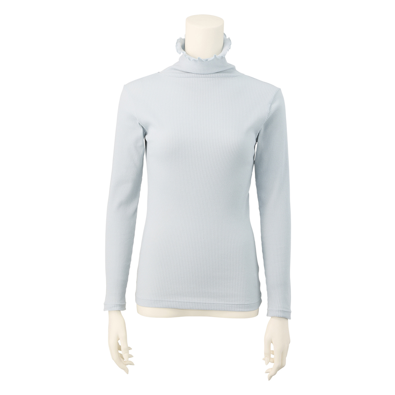 ジュエル オーガニック コットン１００％ リブ編長袖インナー ３枚セット