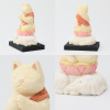 猫ｂｕｄｄｈａ 木彫り像