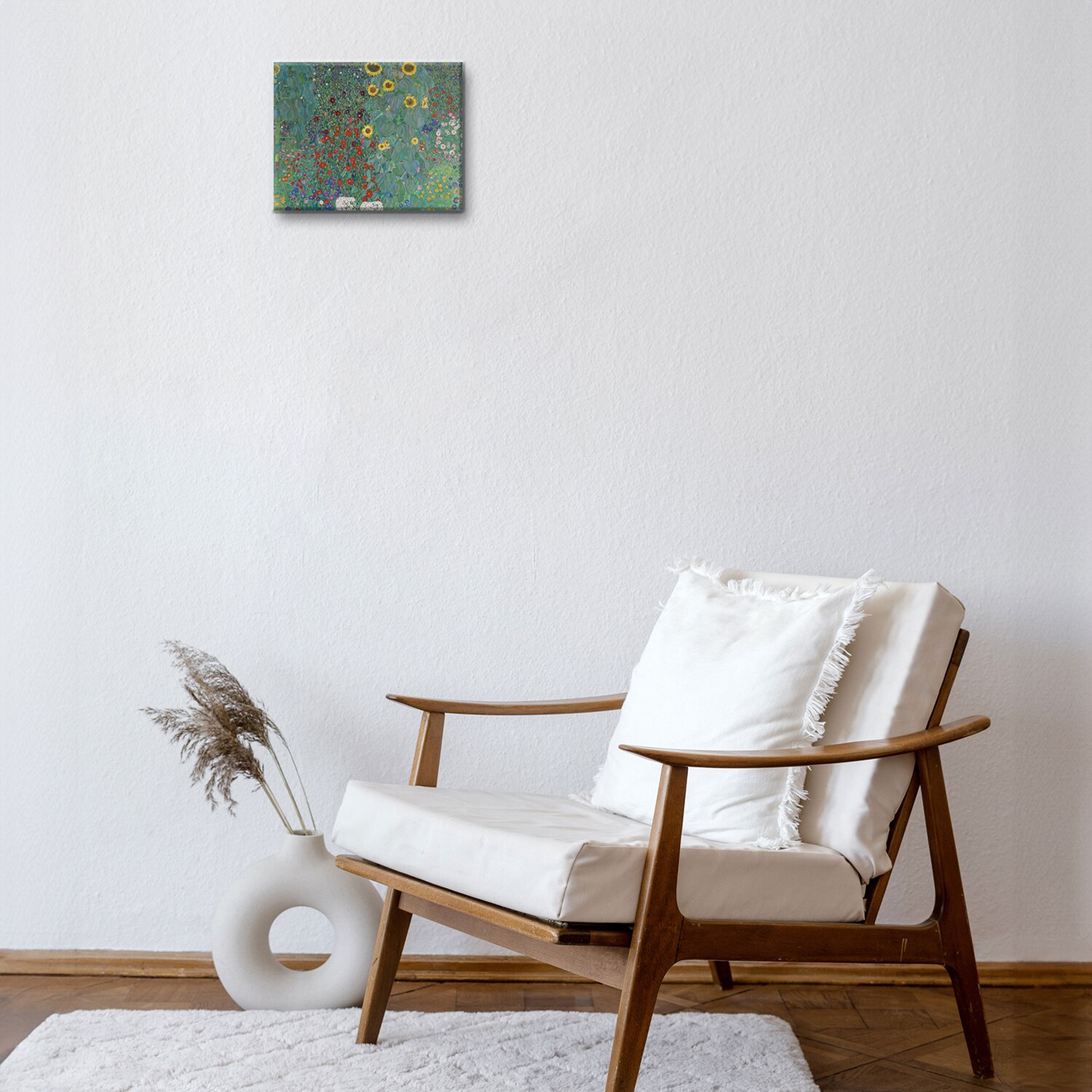 インテリアアート “ひまわりの咲く農園” ＜約２２×２７ｃｍ＞ 