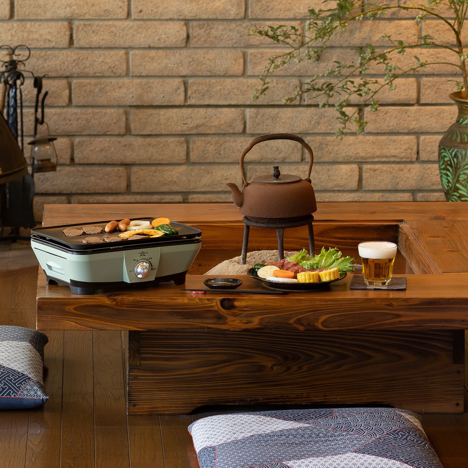 アラジン 煙や匂いをおさえ 美味しく焼きあげる！ わずか約０．２秒で発熱 グラファイトミニグリラー 特別セット