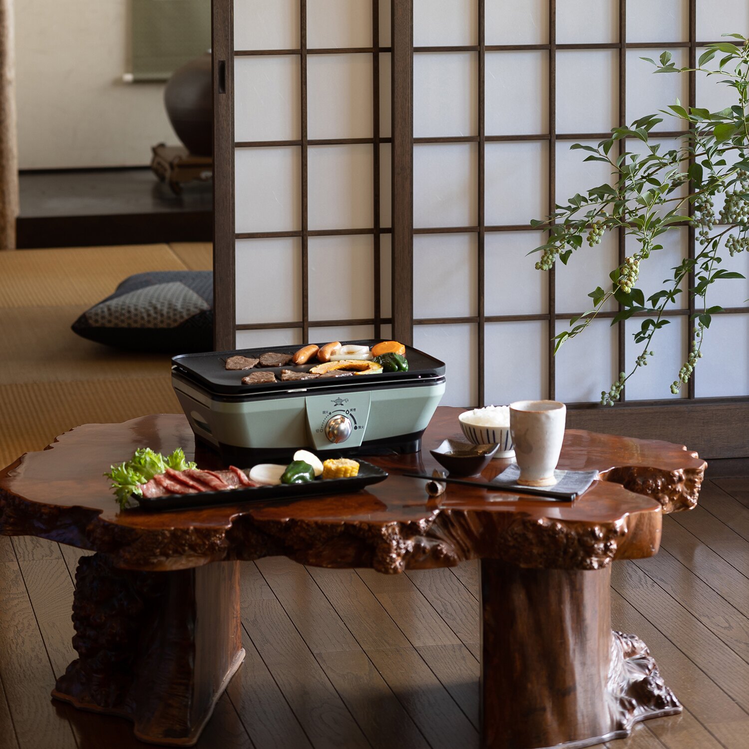 アラジン 煙や匂いをおさえ 美味しく焼きあげる！ わずか約０．２秒で発熱 グラファイトミニグリラー 特別セット