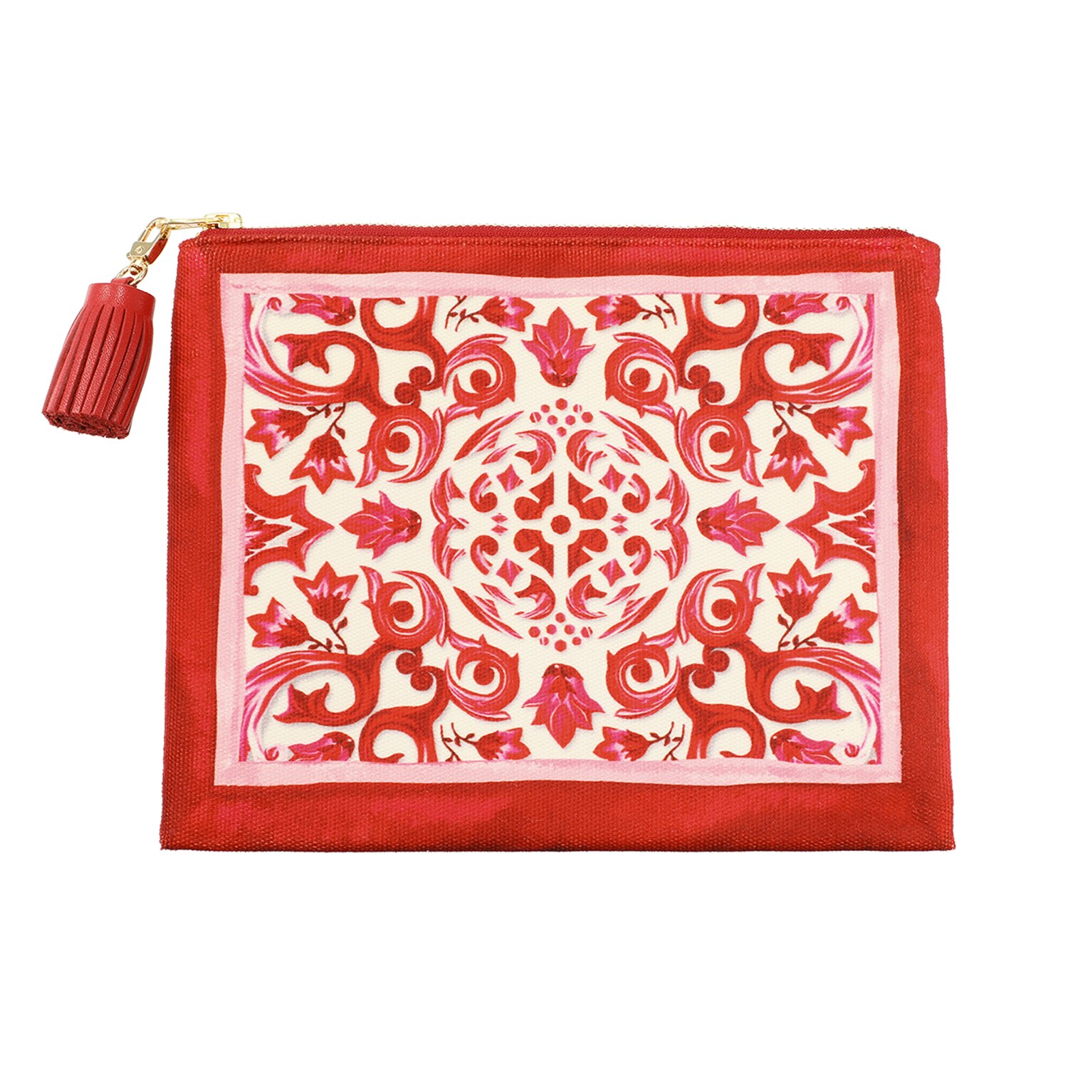 お宝ポーチ ＜金財の祝福＞ レッドモスク 〜大金財・大強運・健康〜