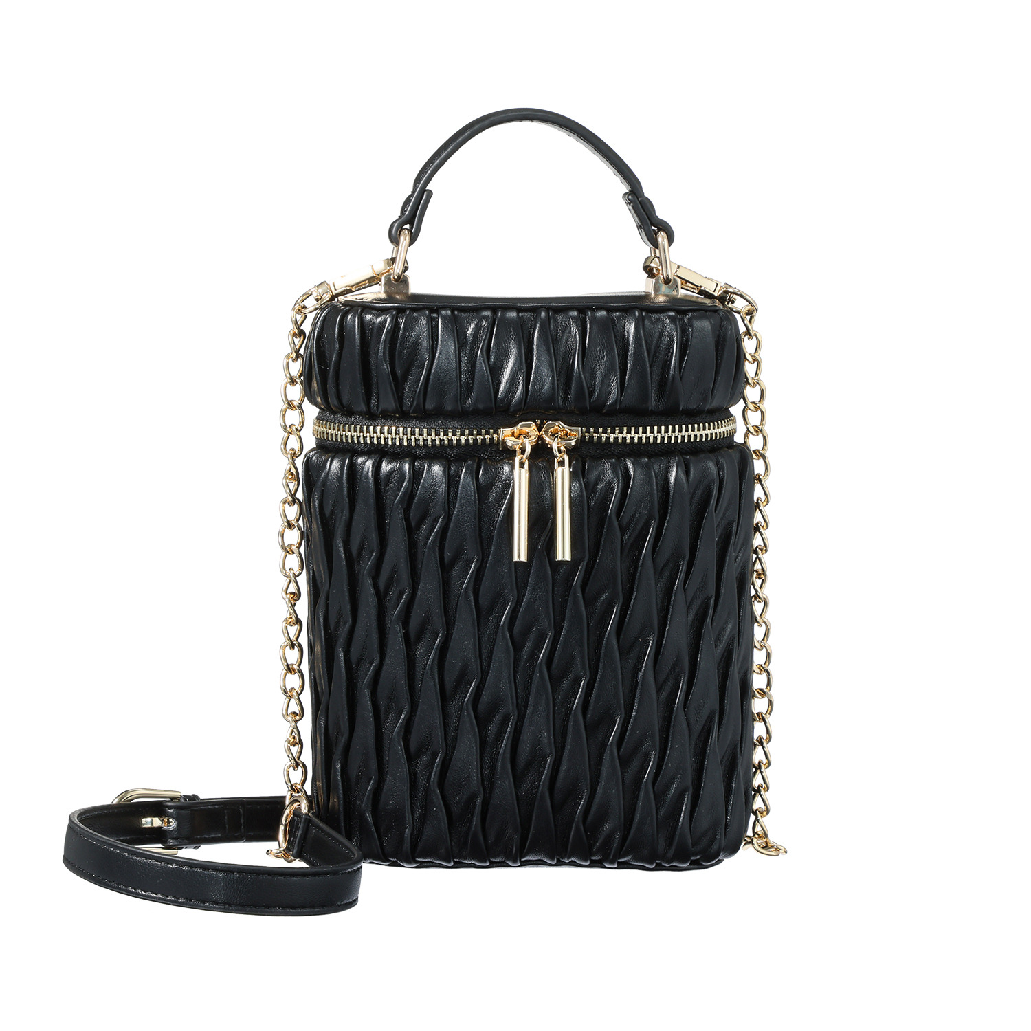 モニカ ギャザーデザイン バニティバッグ