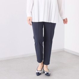 上質ごこち ボナンザ（Ｒ） ピンタック テーパードパンツ 