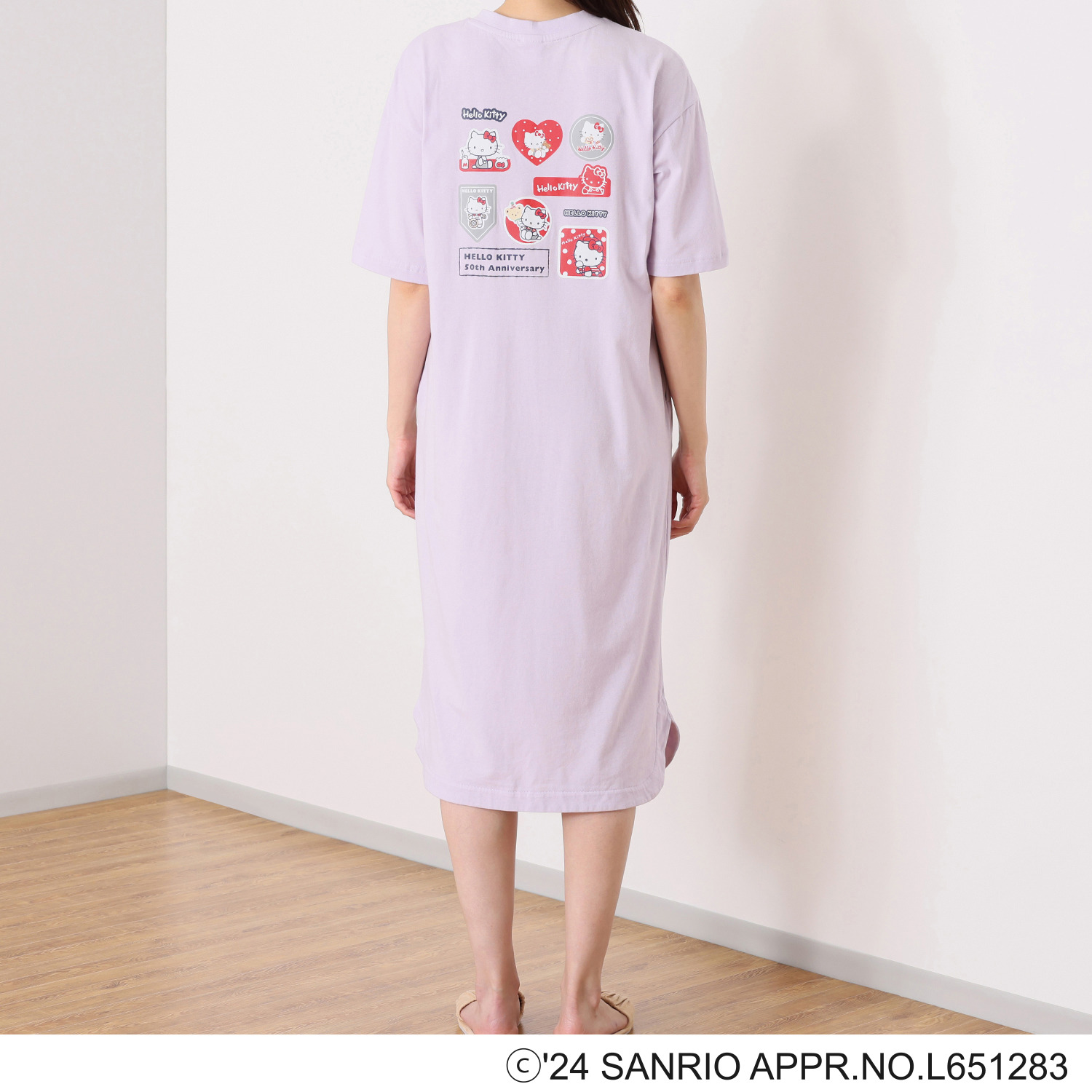 ハローキティ ５０周年アニバーサリー スペシャルデザイン ルームワンピース
