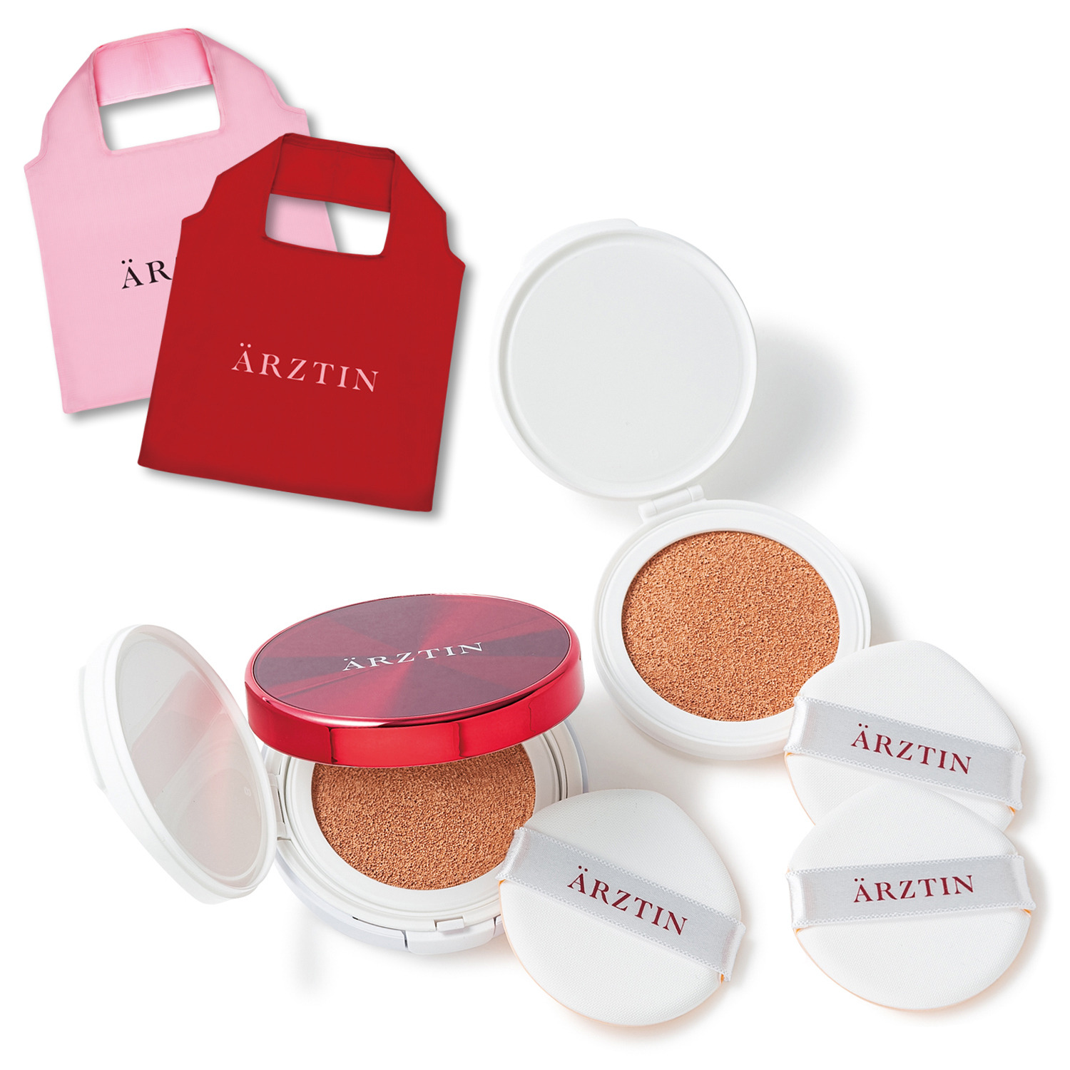 エルツティン 韓国大手美容サロン発 １品１０役！ 美しさ続くファンデ 透明感のあるツヤ肌演出 シルククッションＲＸ ２個分スペシャルセット