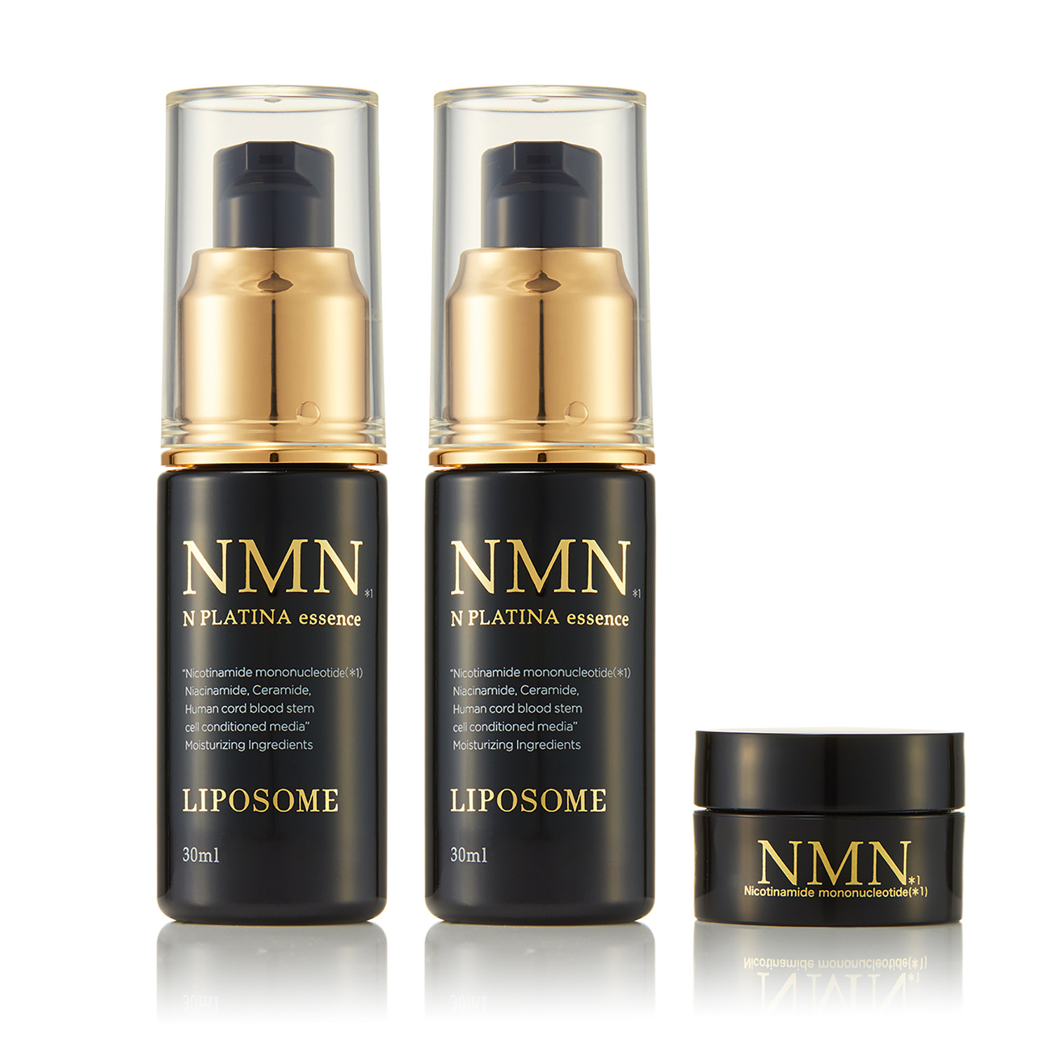 先端成分ＮＭＮ（ニコチン アミドモノヌクレオチド） 配合で潤いハリ肌へ！ リポソームＮ プラチナエサンス ２本特別セット