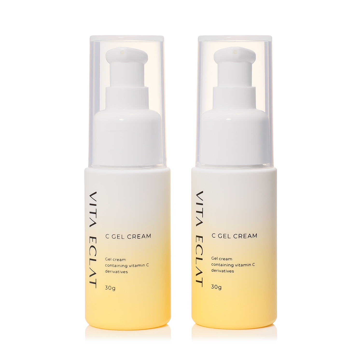 ビタエクラ ２つのビタミンＣ誘導体を １０％高配合！ １本でトータルスキンケア Ｃジェルクリーム ２本セット 