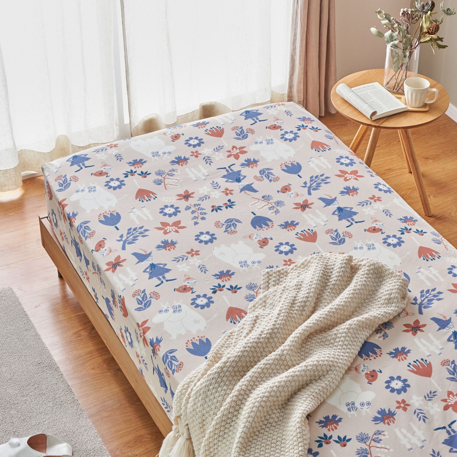 ムーミン 春の訪れ カバーリング４点セット ＜ダブル＞