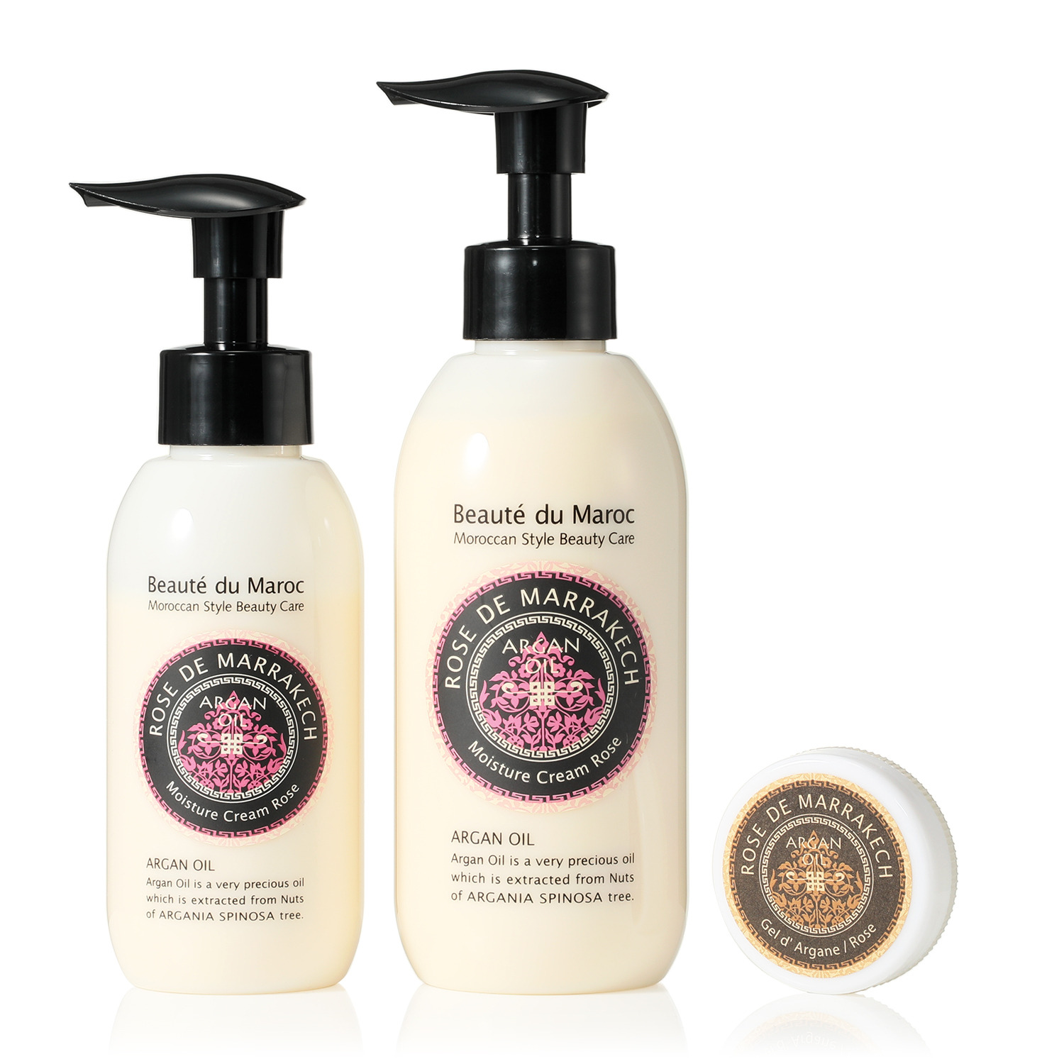 ローズ・ド・マラケシュ １品８機能オールインワン モイスチャークリーム ローズ ３本分特別セット 